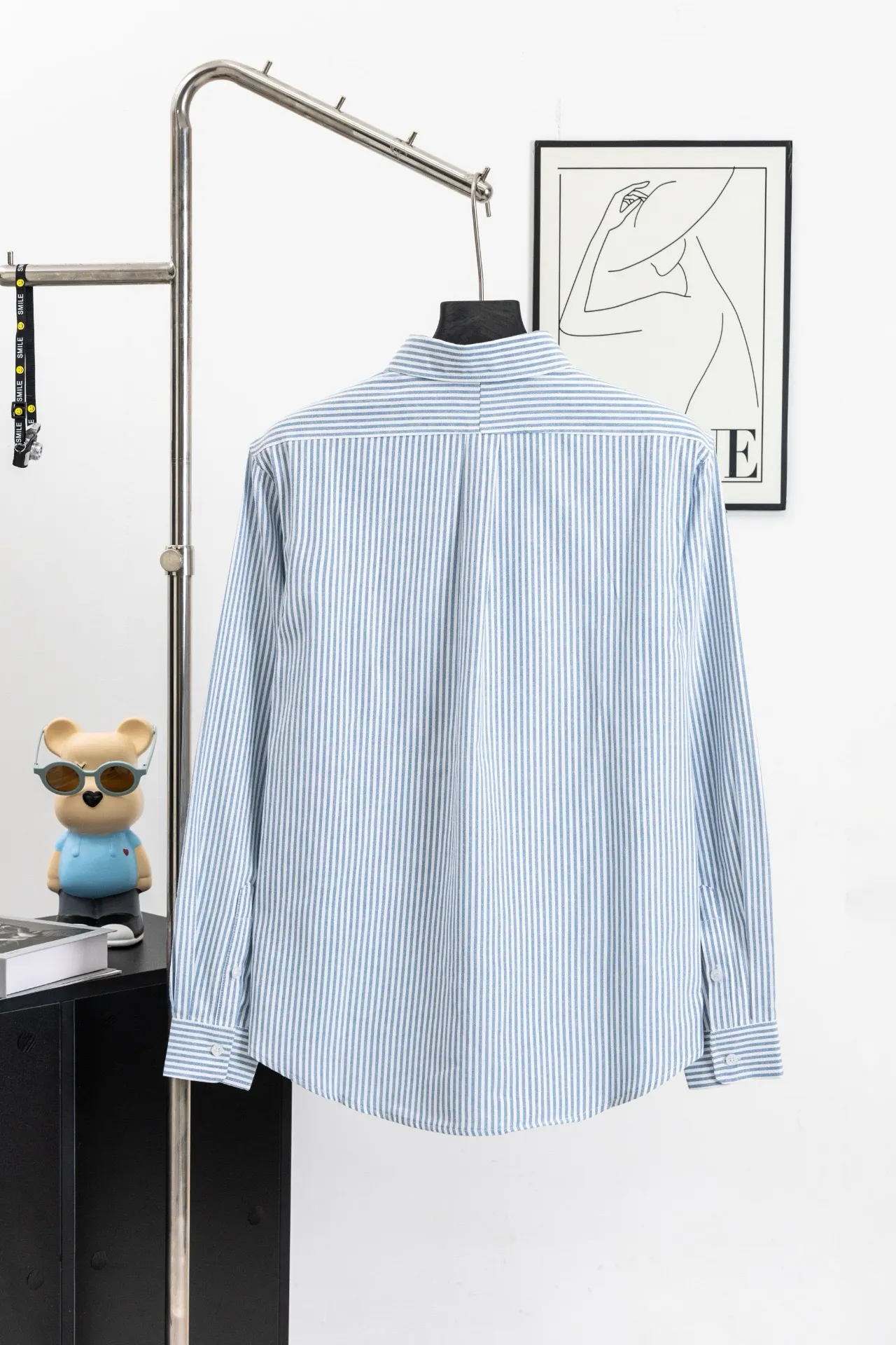 Striped Cotton Oxford Shirt D15523019 — view 2