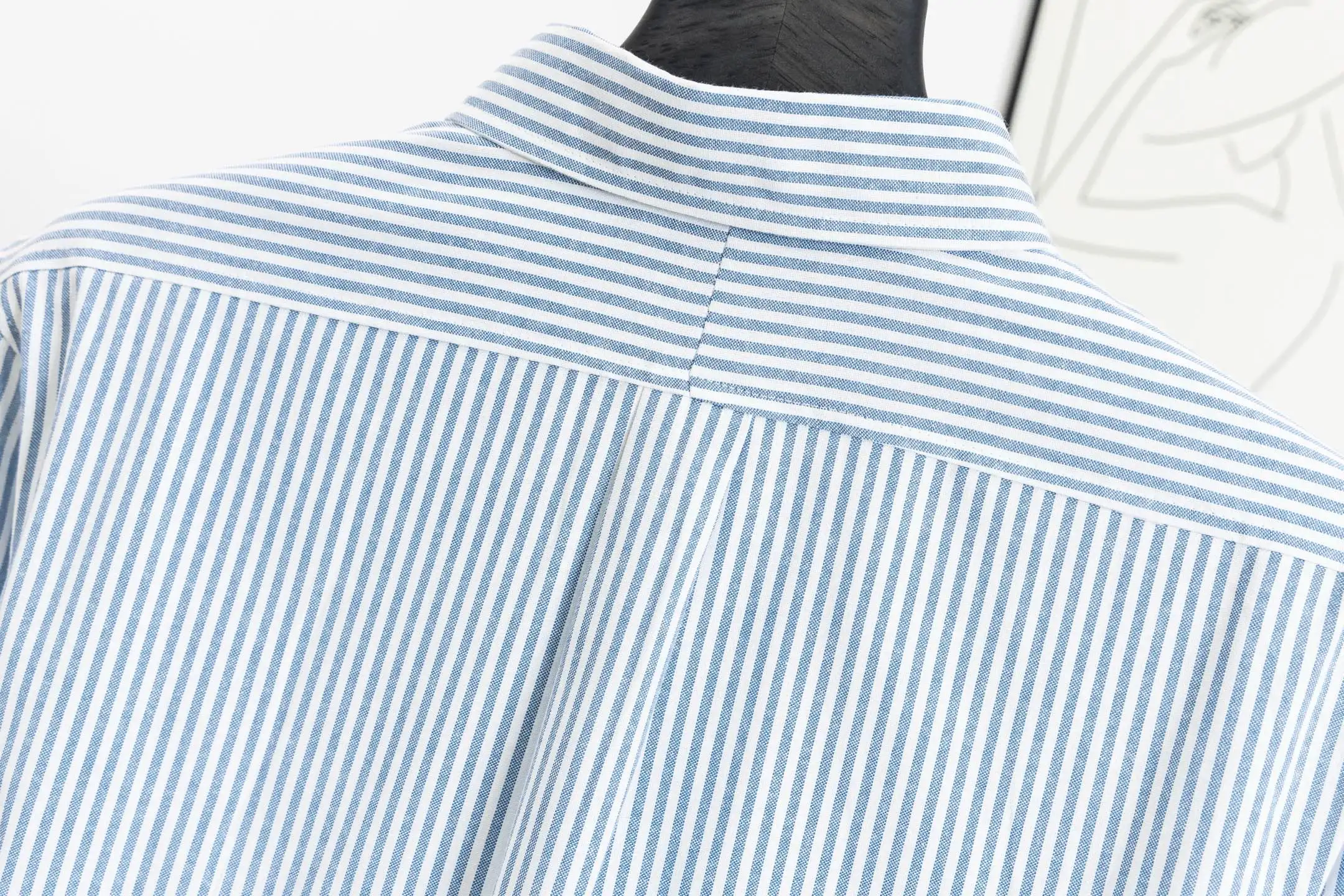 Striped Cotton Oxford Shirt D15523019 — view 5