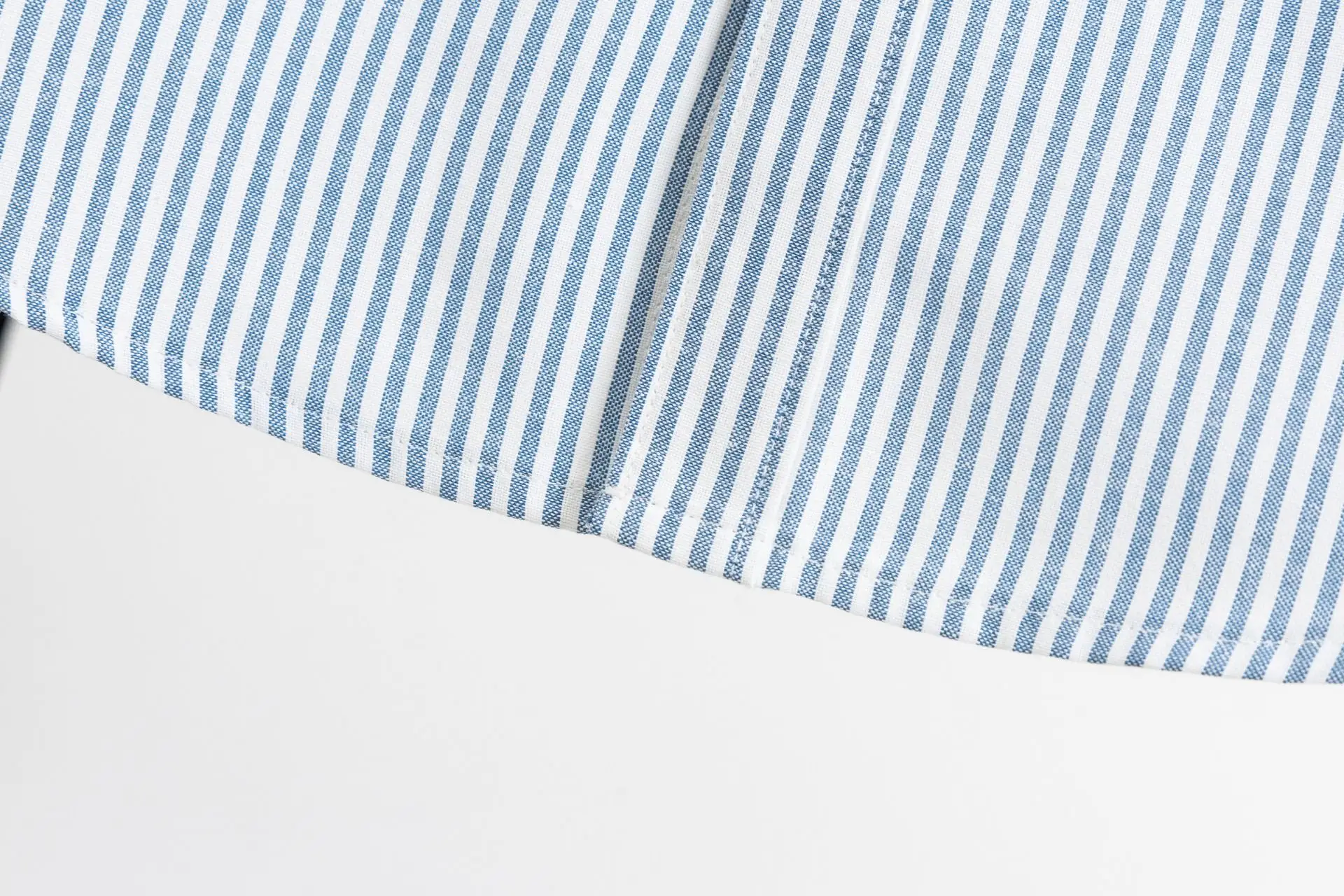 Striped Cotton Oxford Shirt D15523019 — view 8