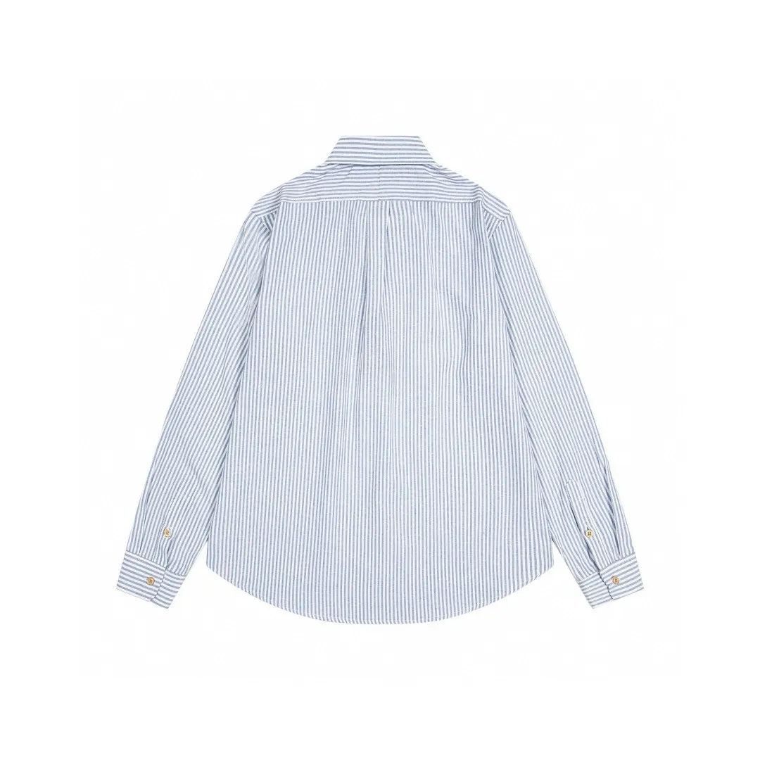 Slim-Fit Striped Cotton Oxford Shirt D15523020 — view 2