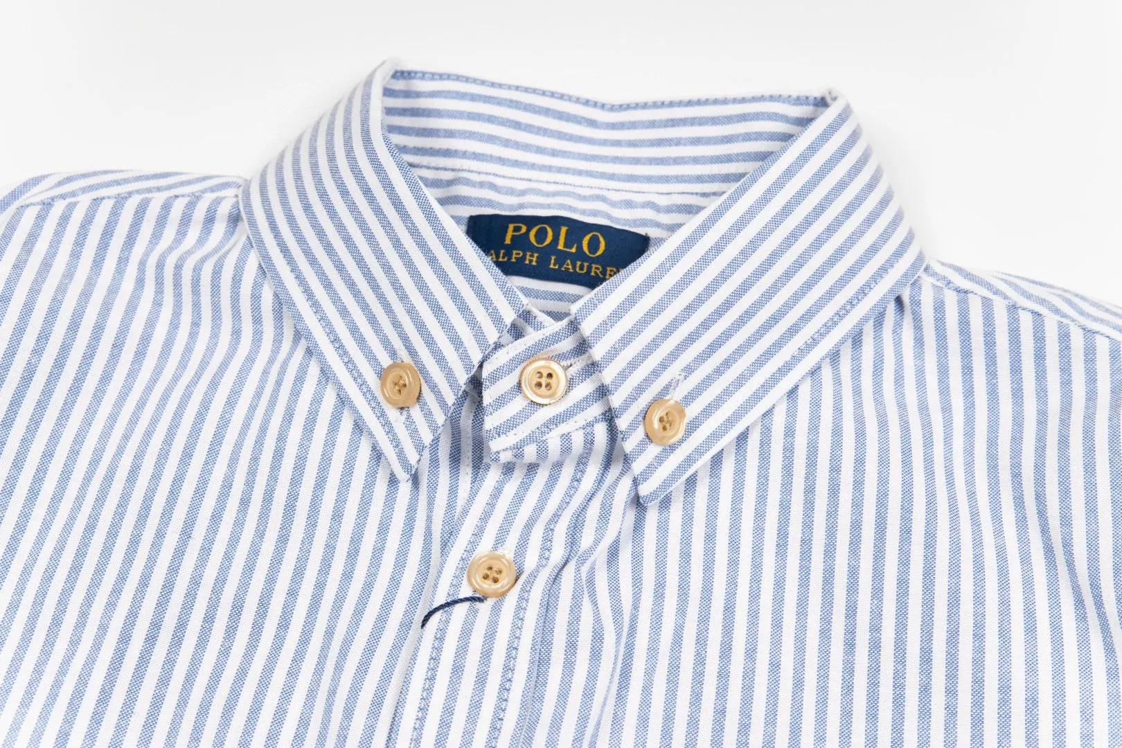Slim-Fit Striped Cotton Oxford Shirt D15523020 — view 3