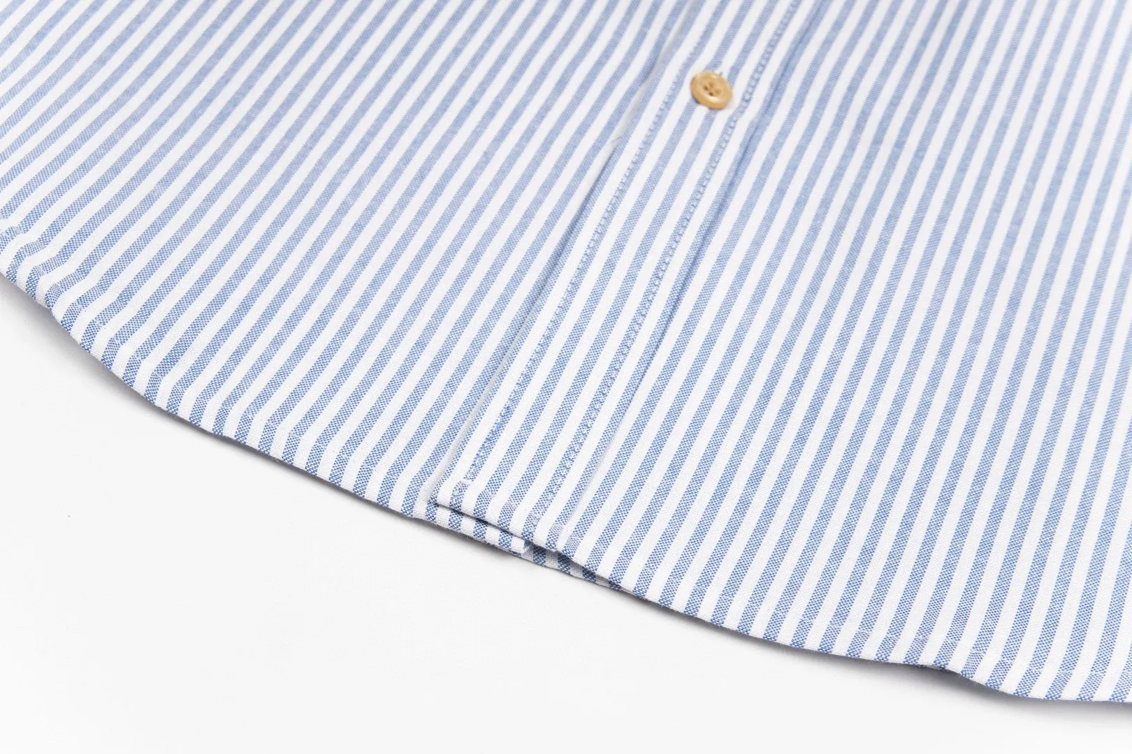 Slim-Fit Striped Cotton Oxford Shirt D15523020 — view 6