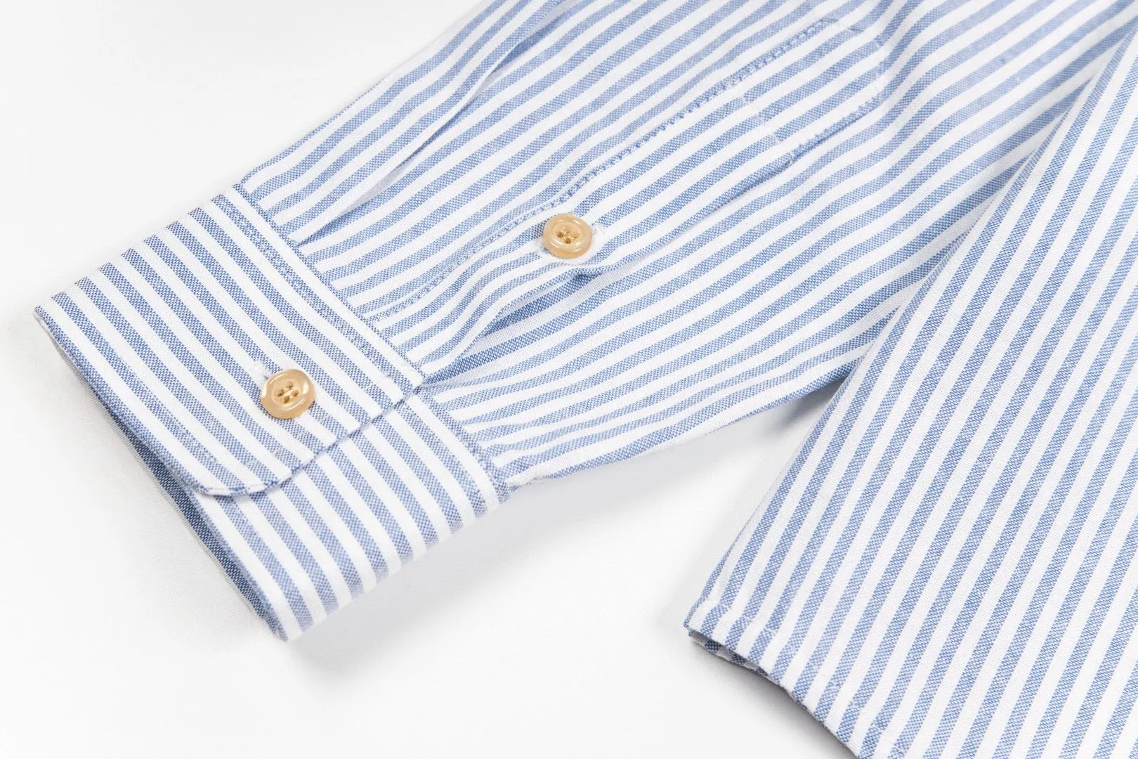 Slim-Fit Striped Cotton Oxford Shirt D15523020 — view 8