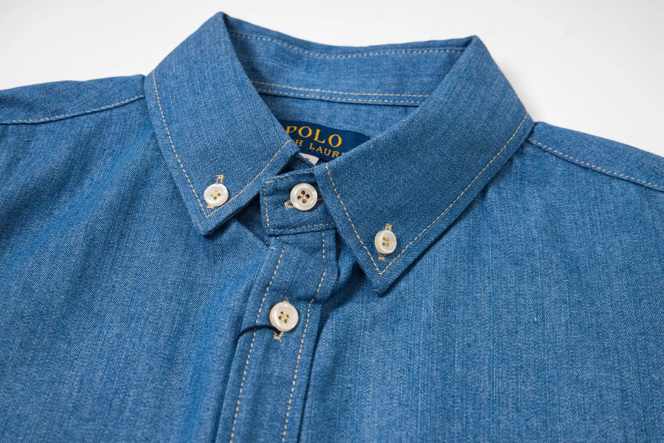 Polo Ralph Lauren Slim-Fit Denim Shirt D16521556 — view 3
