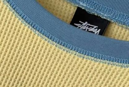 Stüssy Waffle-Knit Raglan Long-Sleeve T-Shirt D18020284 — view 8