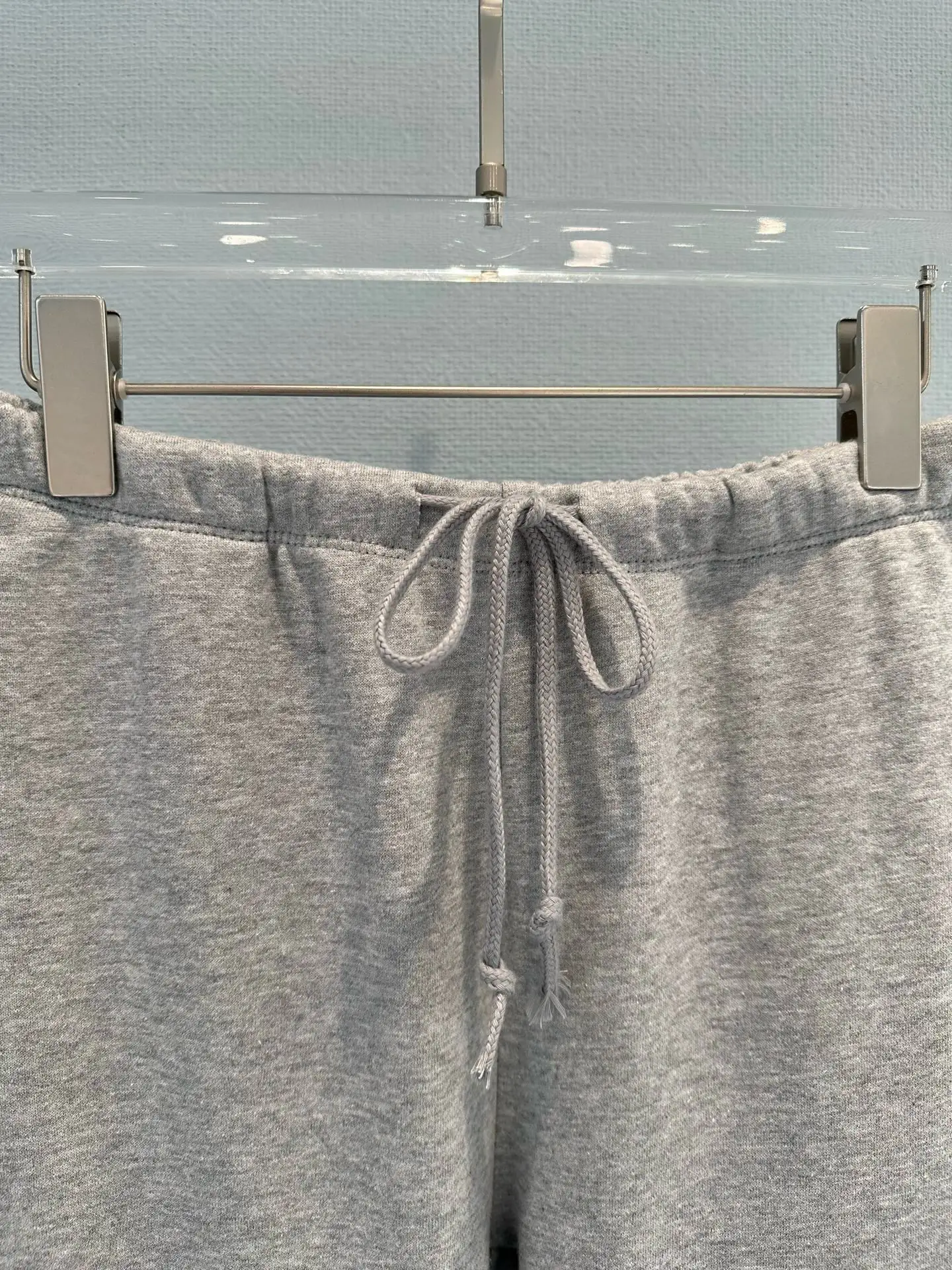 Embroidered Cotton-Blend Wide-Leg Sweatpants D22020290 — view 8
