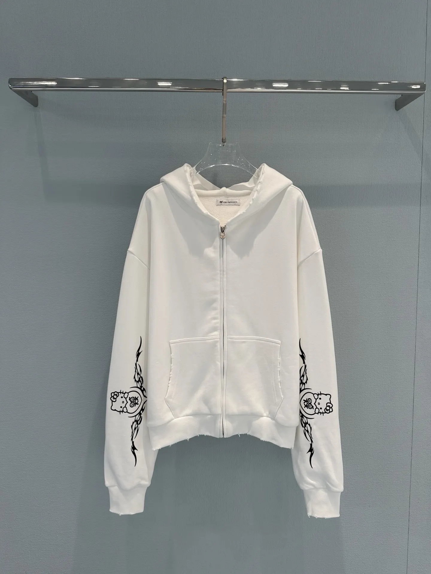 Urban Sophistication Hello Kitty Graphic Zip Hoodie D26020289 — view 4