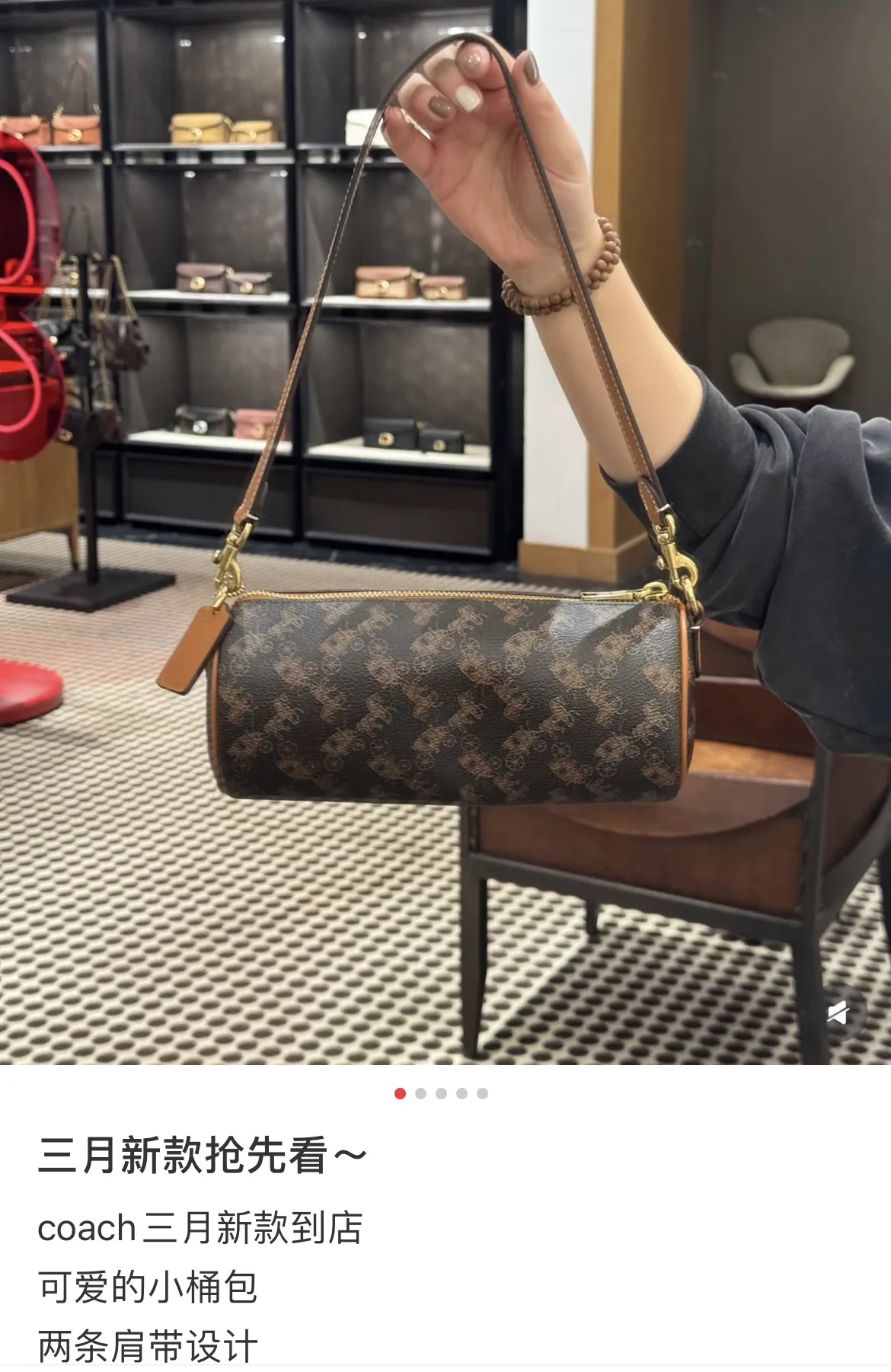 Monogram Cylinder Shoulder Bag D33018345 — view 3