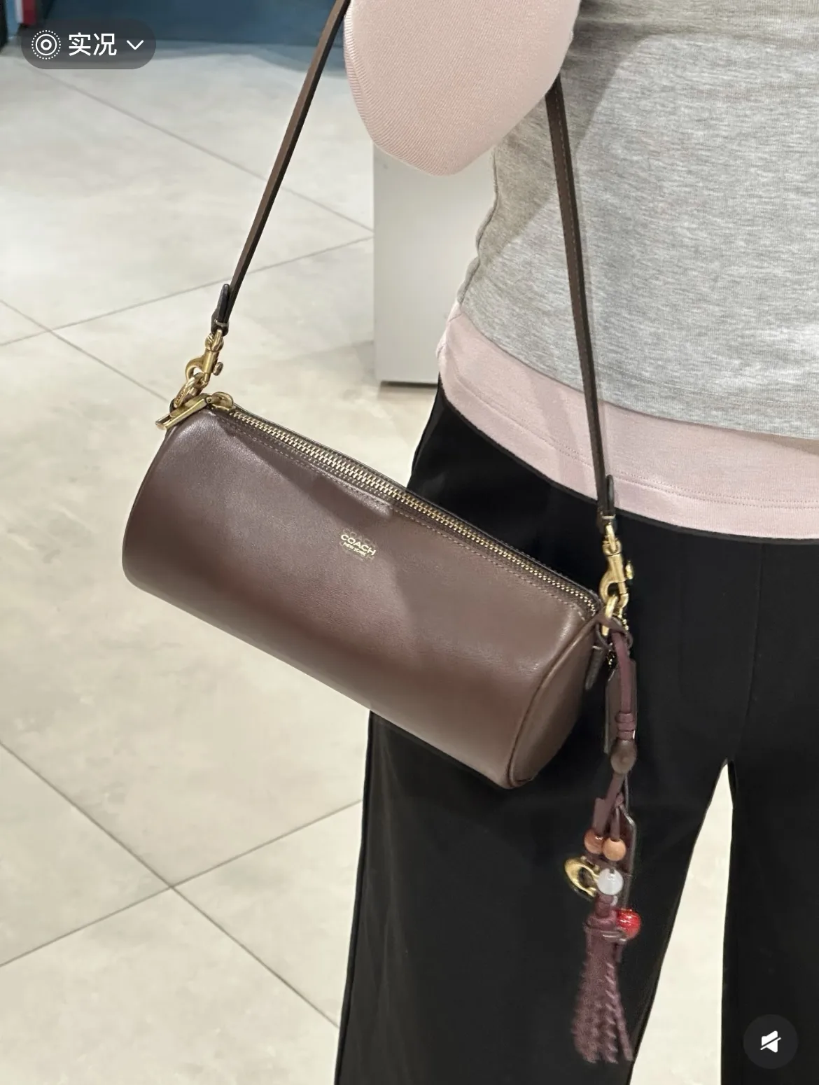 Monogram Cylinder Shoulder Bag D33018345 — view 7
