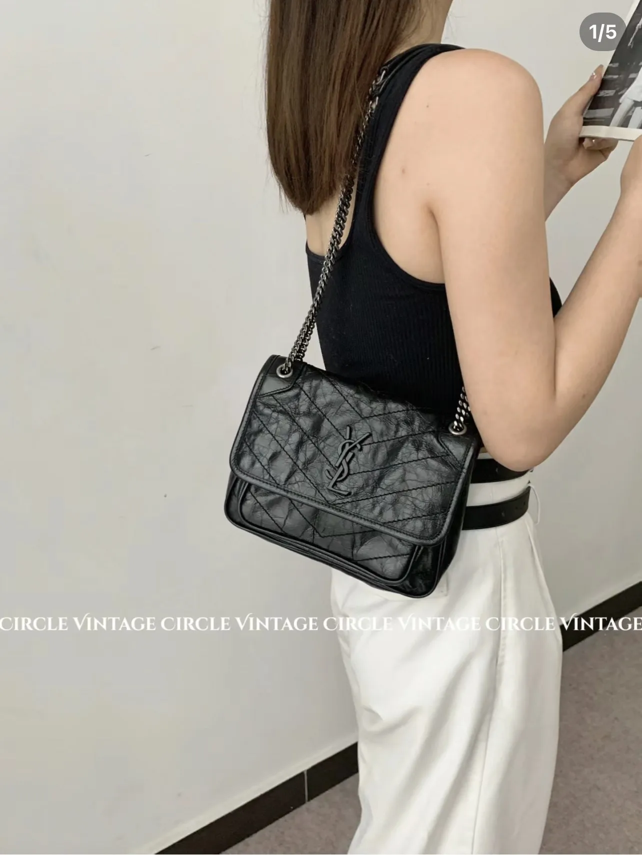 Niki Quilted Leather Shoulder Bag D55018551