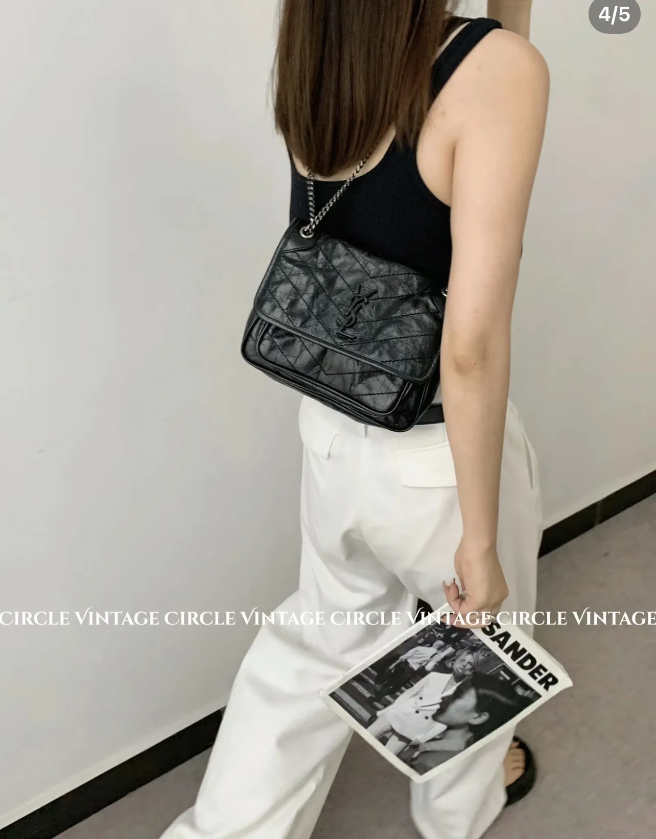 Niki Quilted Leather Shoulder Bag D55018551 — view 4