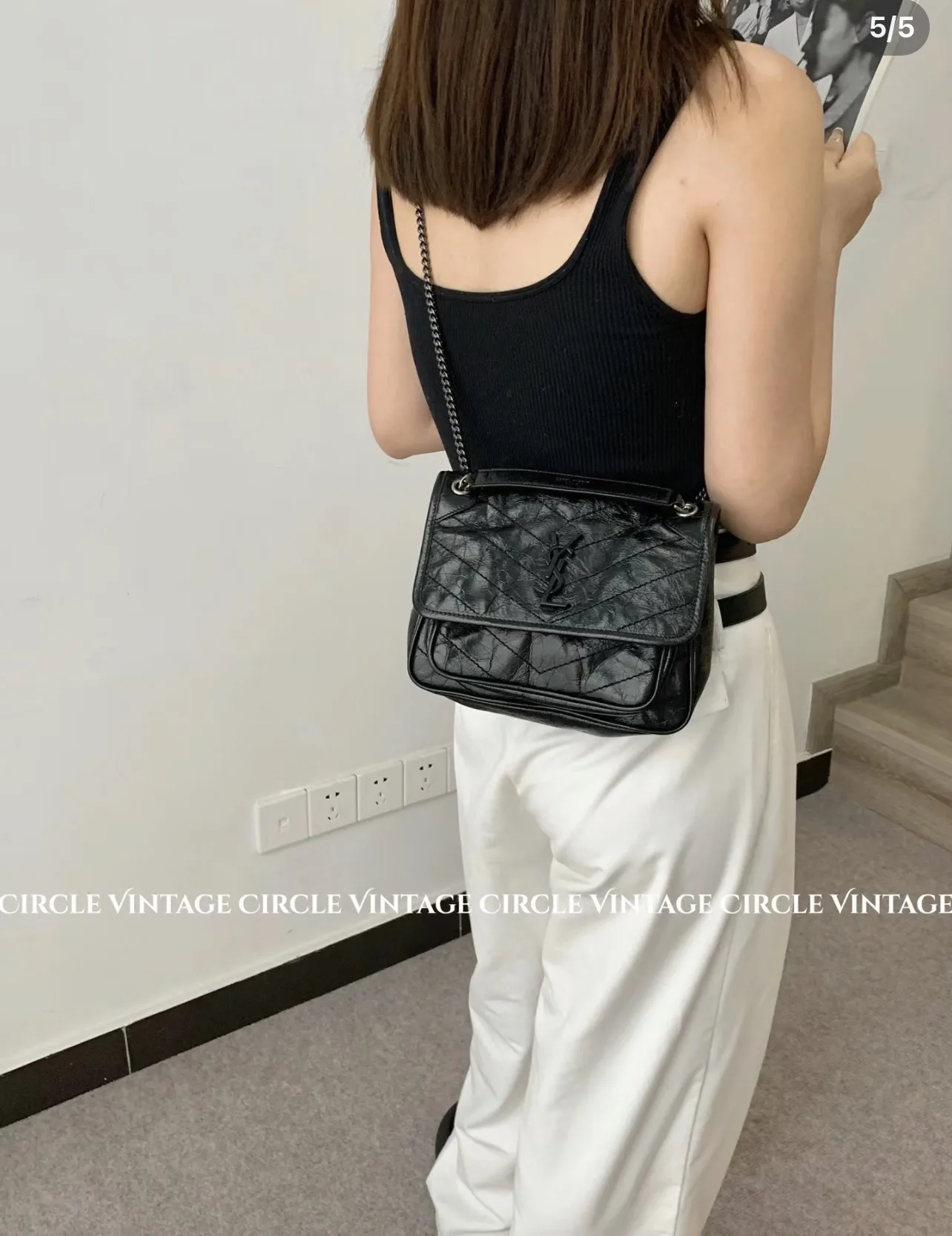 Niki Quilted Leather Shoulder Bag D55018551 — view 5