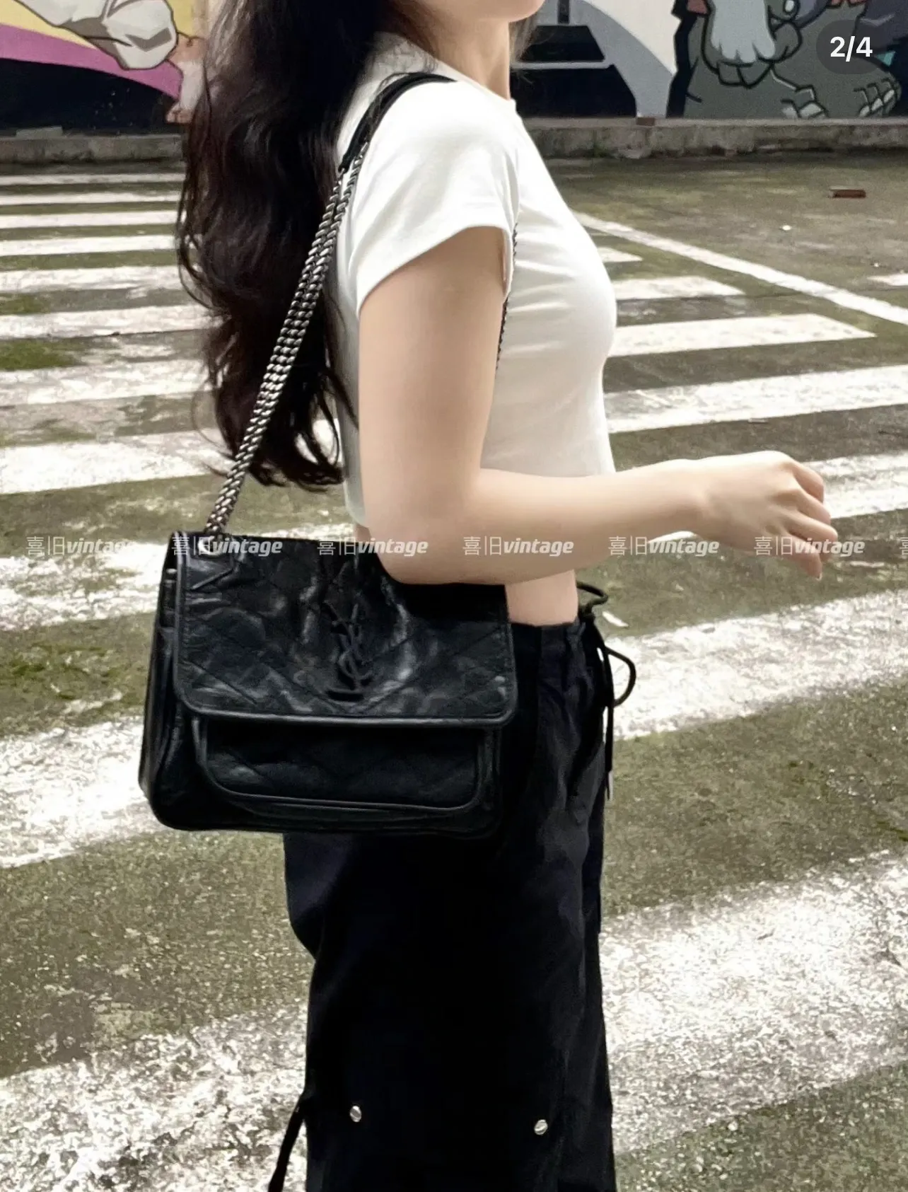 Niki Quilted Leather Shoulder Bag D55018551 — view 7