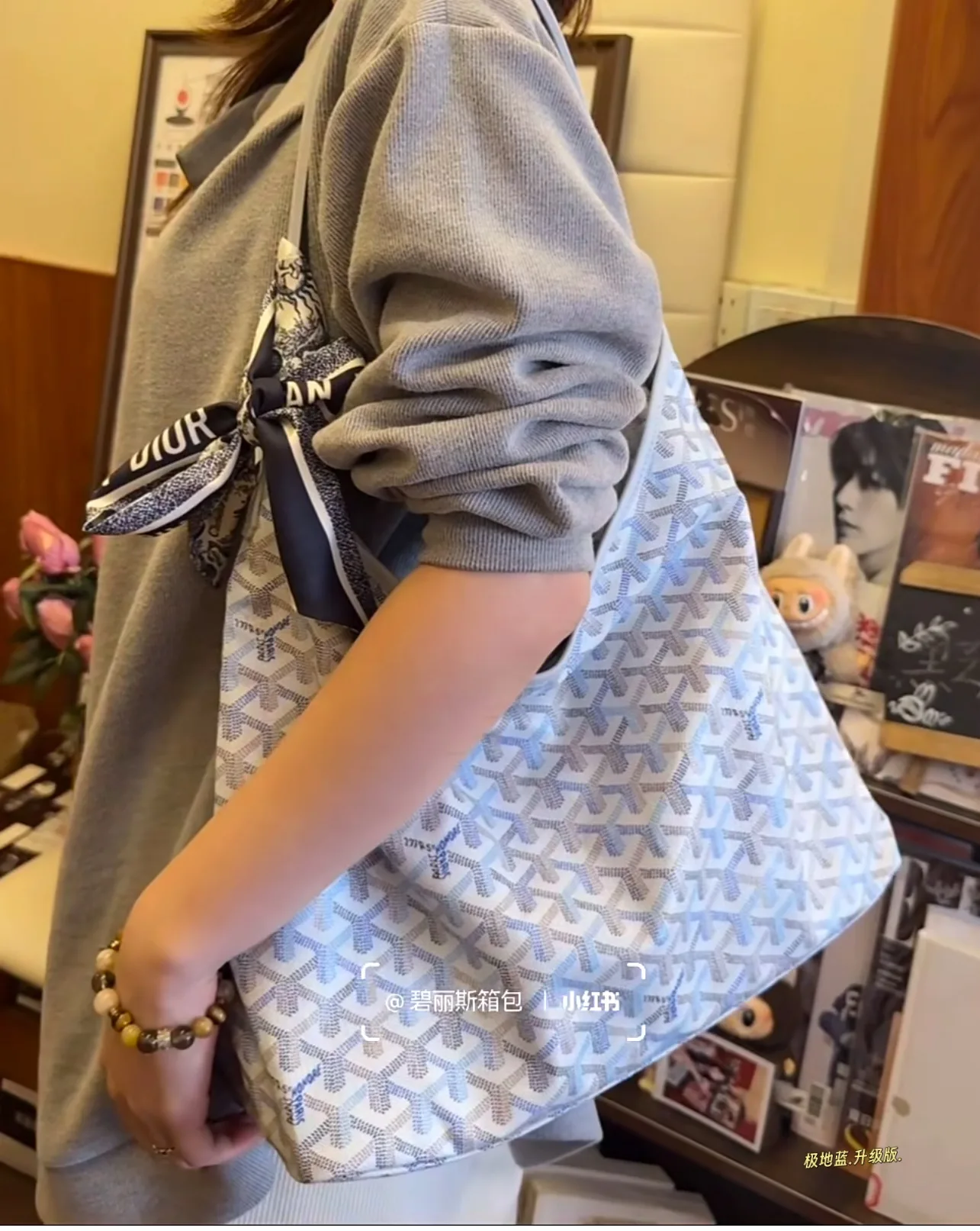 Goyard-Inspired Mini Tote Bag D31018084 — view 4