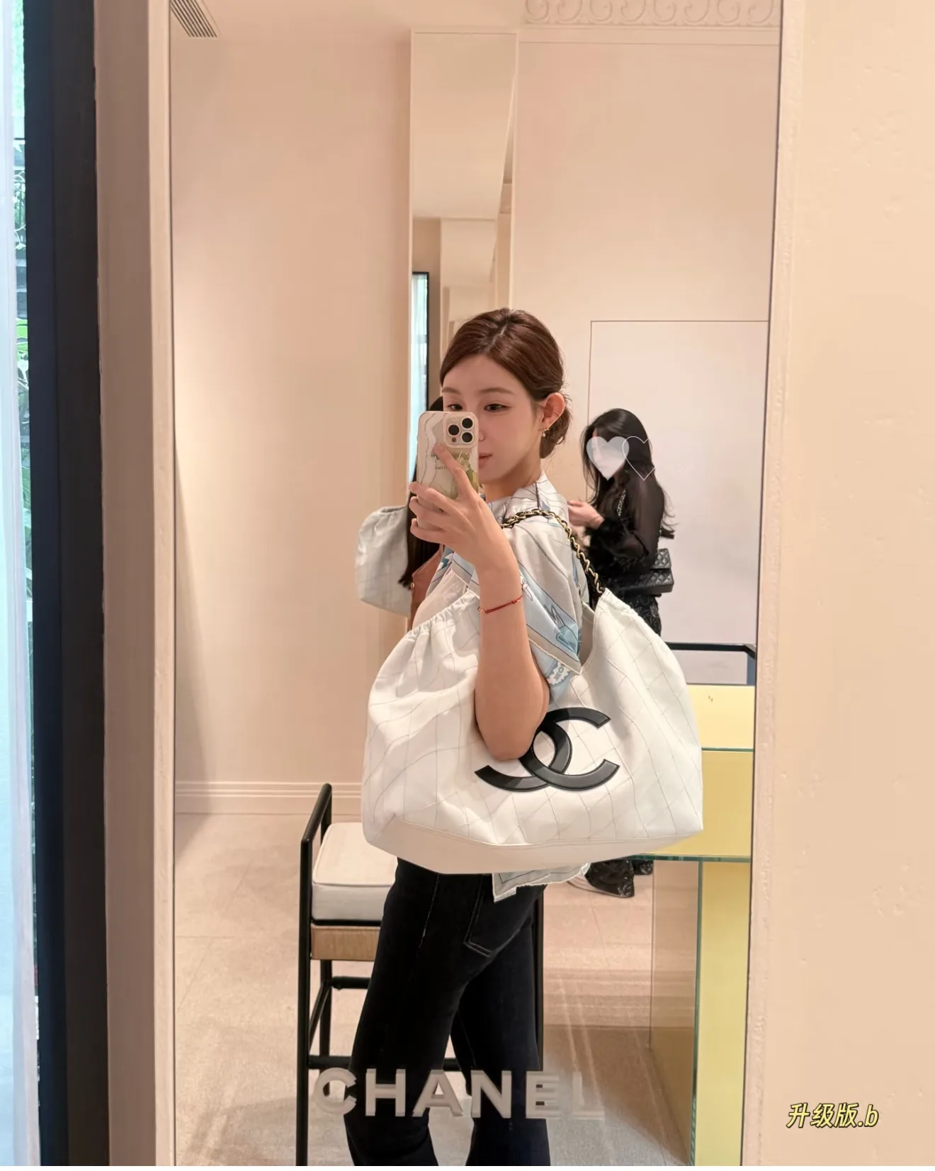 Chanel Coco Beach Canvas Tote Bag D38517990 — view 4