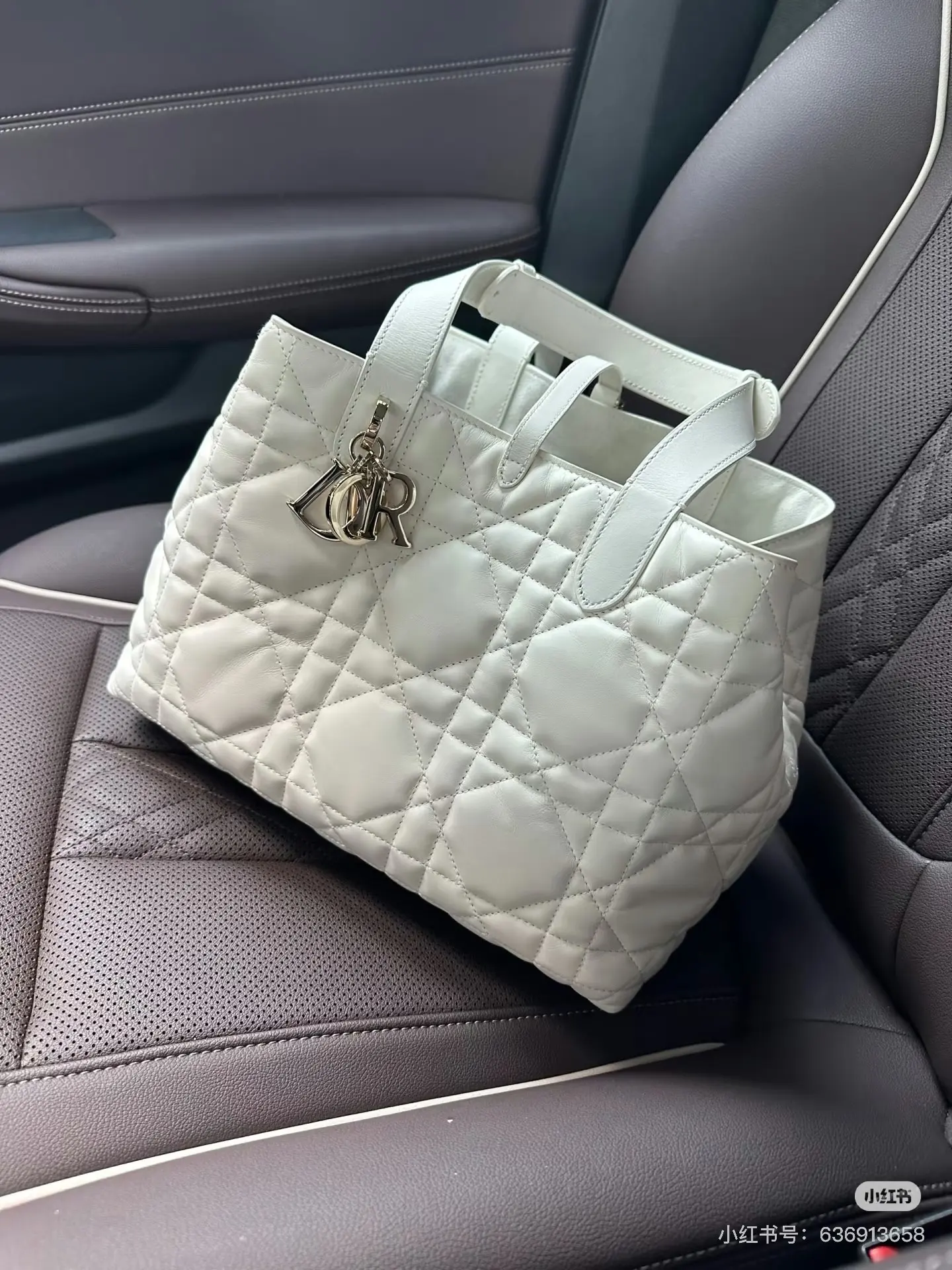 Lady Dior Quilted Leather Top-Handle Bag D79018556