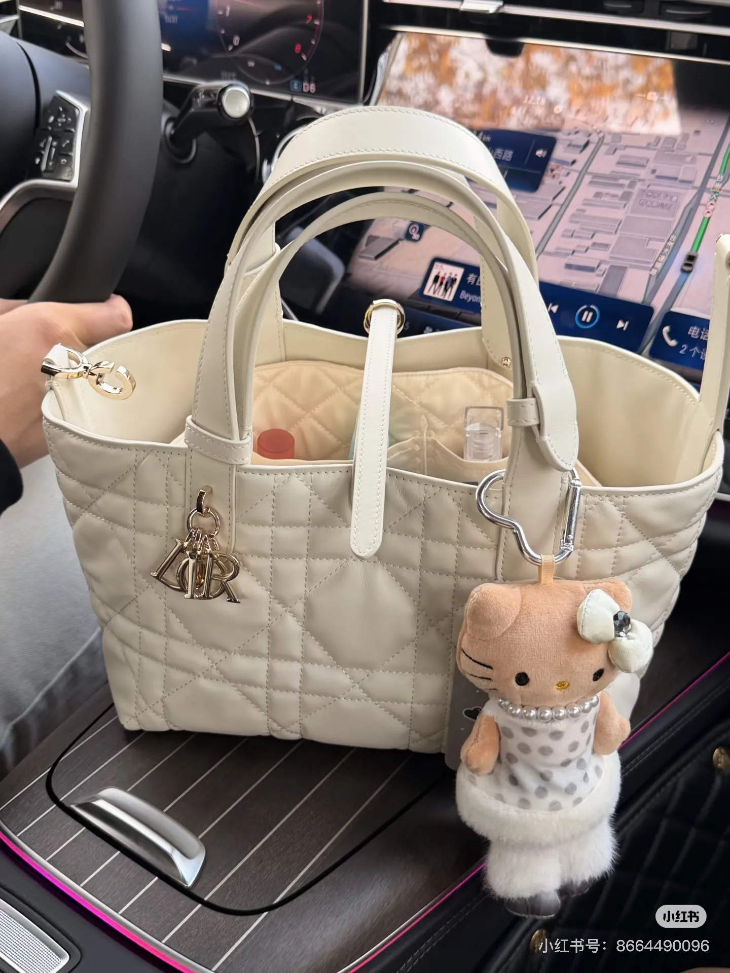 Lady Dior Quilted Leather Top-Handle Bag D79018556 — view 6