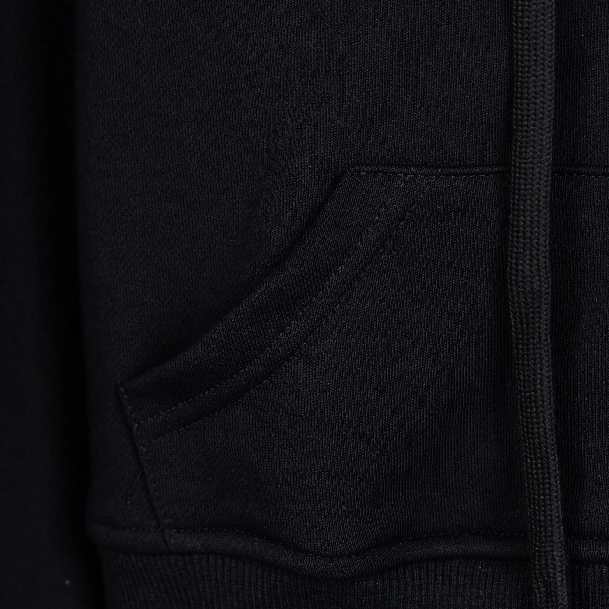 Logo Embroidery Zip-Up Cropped Hoodie D22521060 — view 12