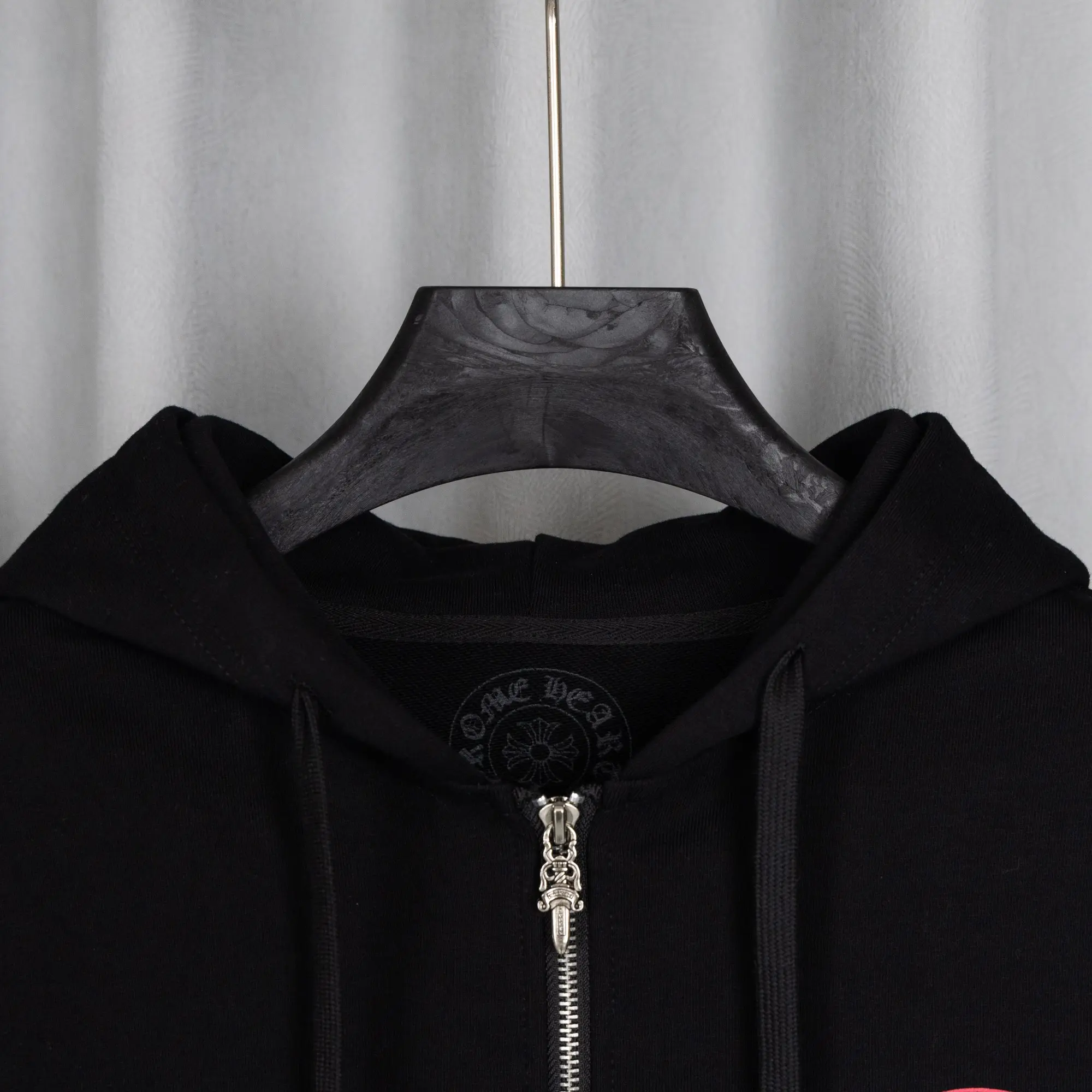 Logo Embroidery Zip-Up Hoodie D22521065 — view 4