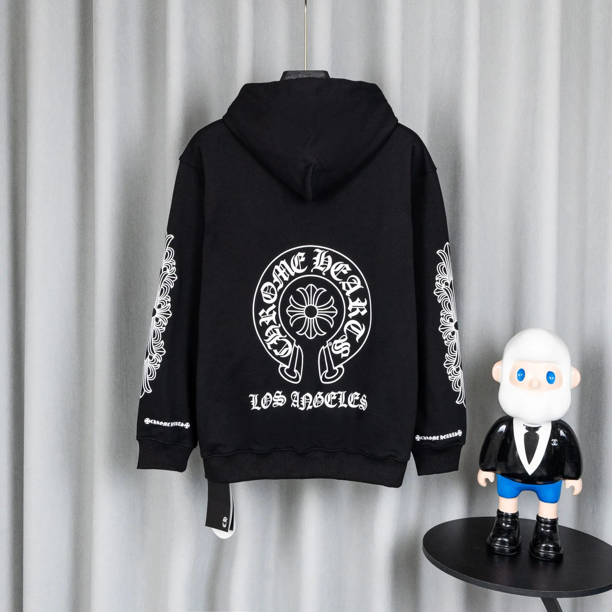 Logo Embroidery Zip-Up Hoodie D22521056 — view 2
