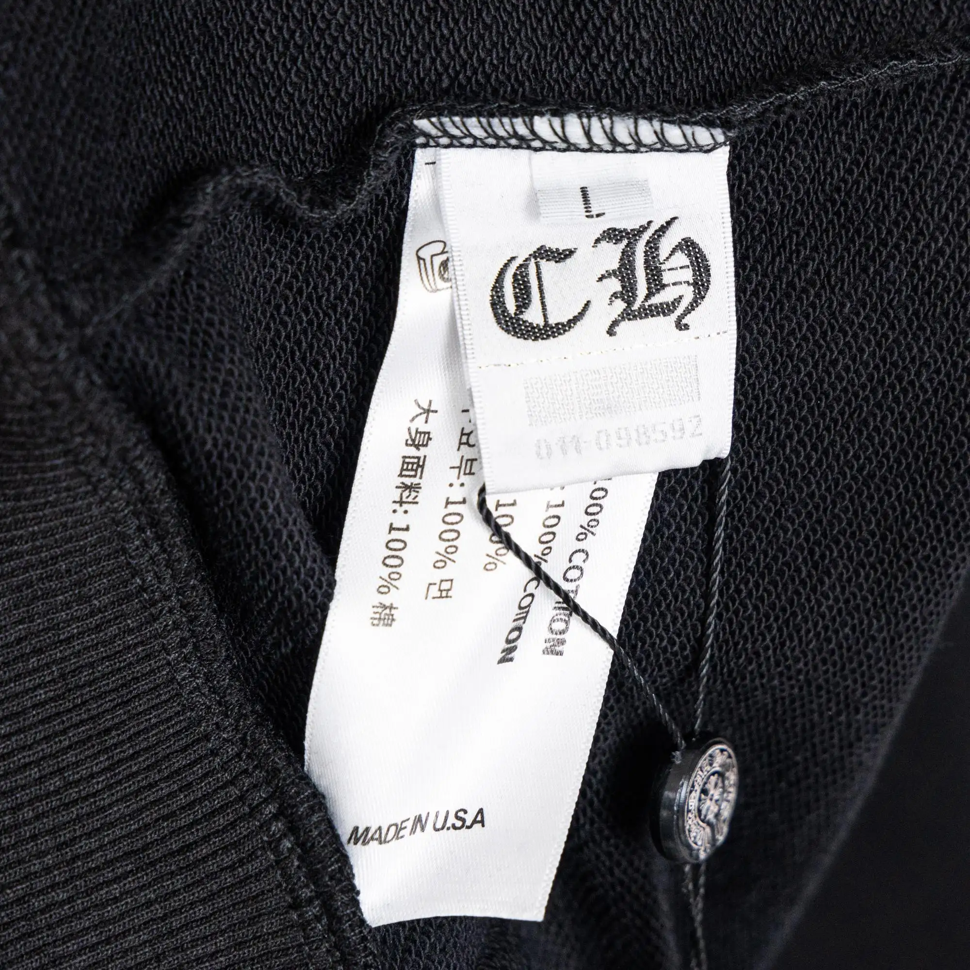 Logo Embroidery Zip-Up Hoodie D22521056 — view 12