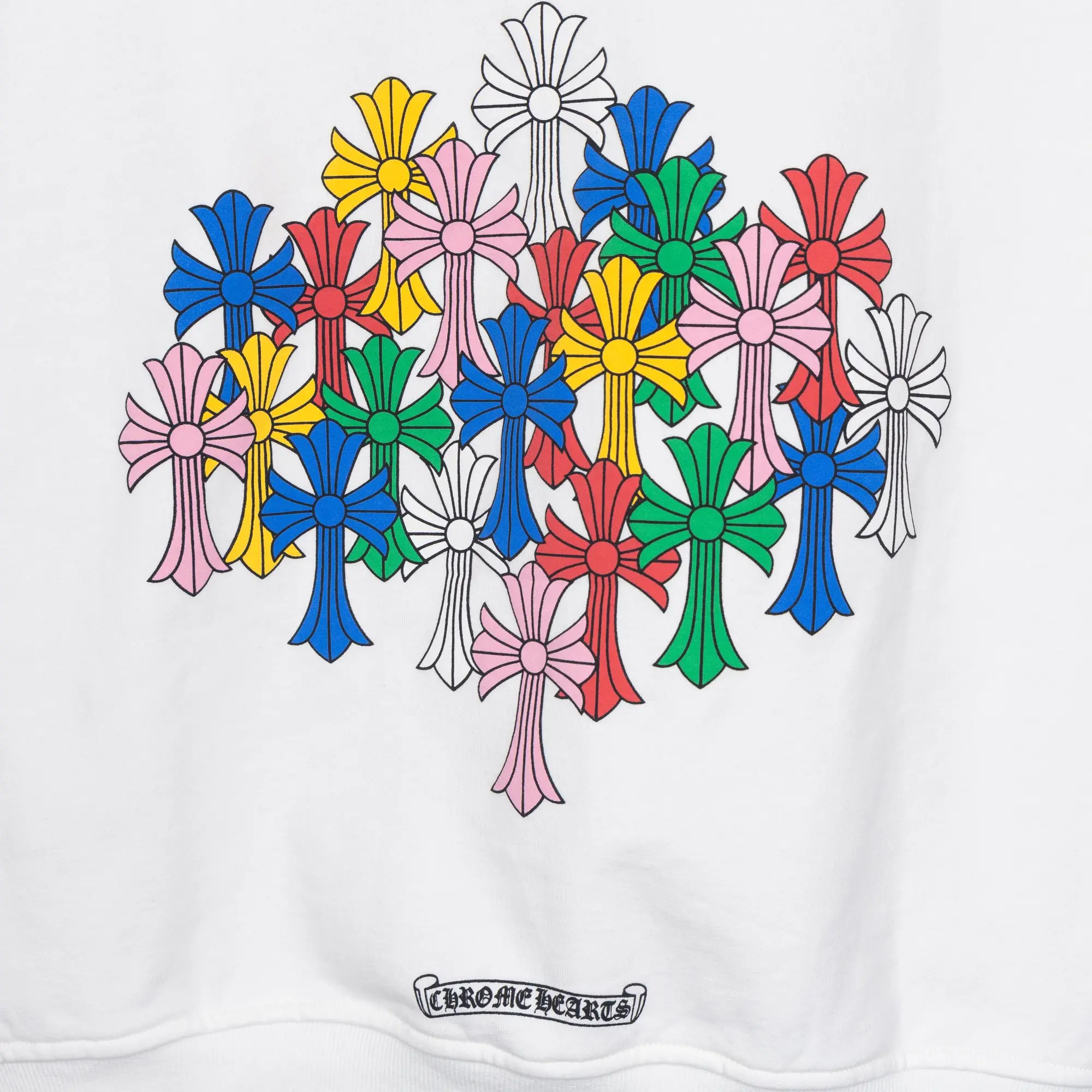 Multicolor Cross Embroidered Zip-Up Hoodie D22521064 — view 6