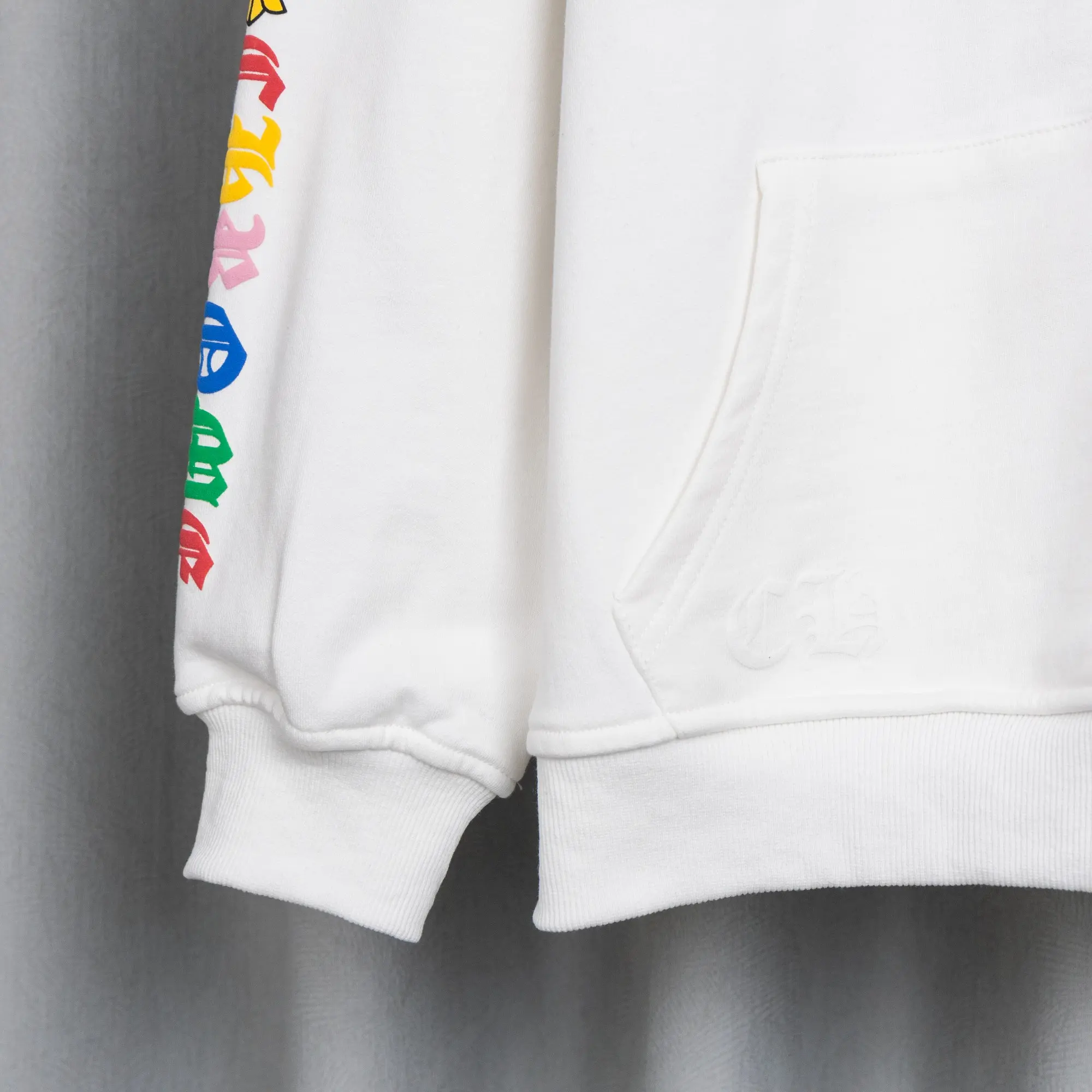 Multicolor Cross Embroidered Zip-Up Hoodie D22521064 — view 11
