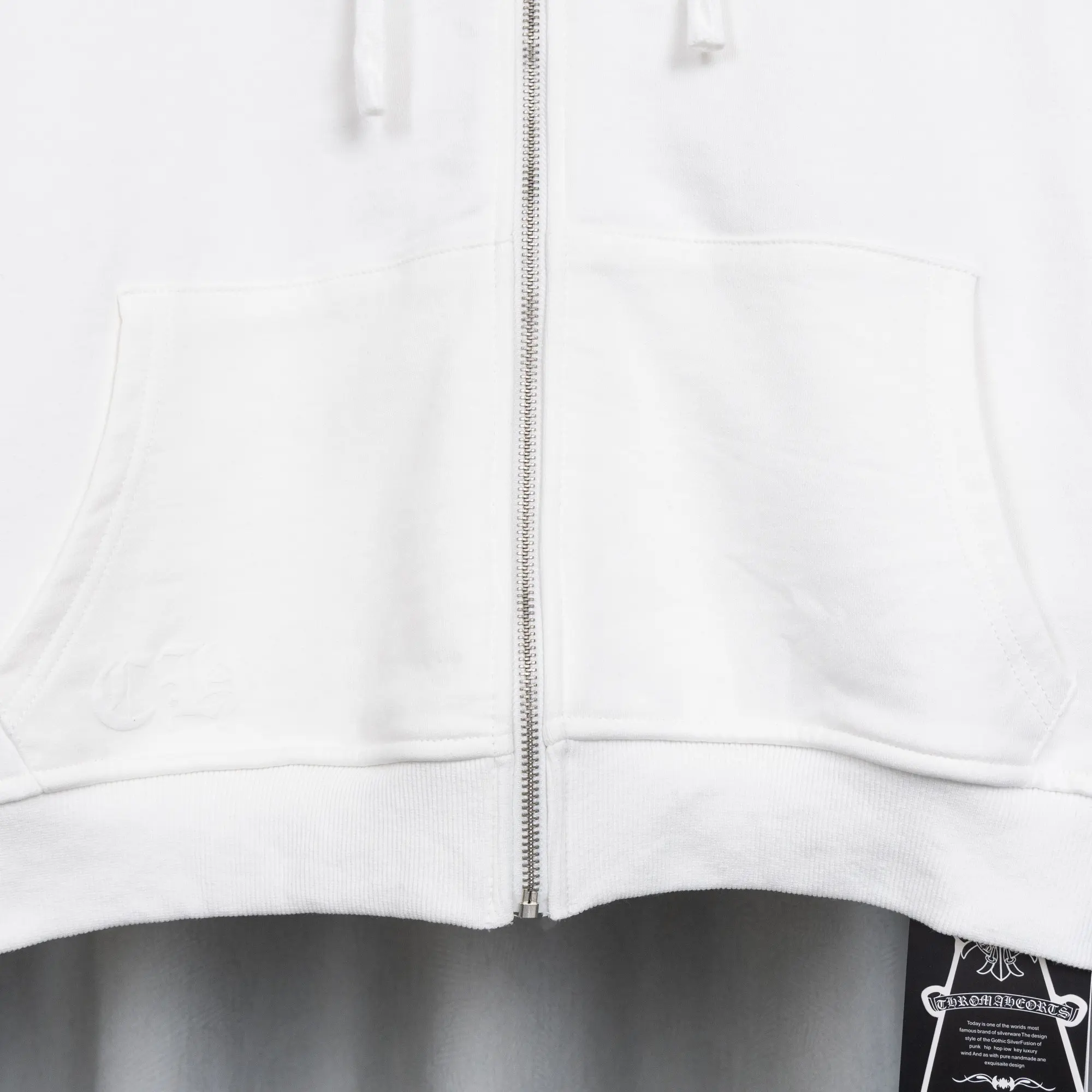 Multicolor Cross Embroidered Zip-Up Hoodie D22521064 — view 17