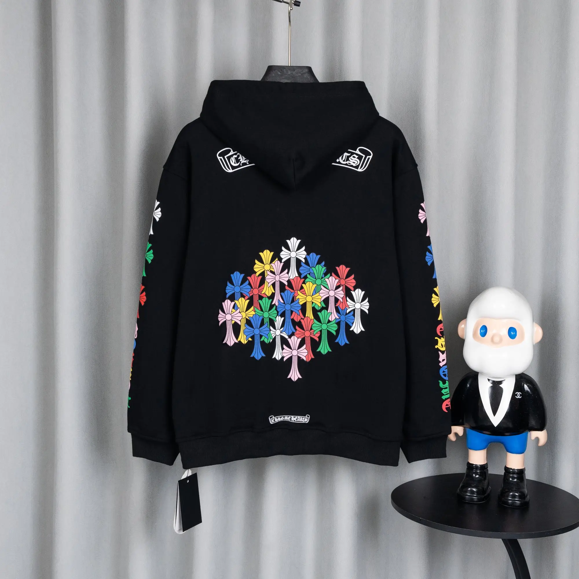 Chrome Hearts Embroidered Zip-Up Hoodie D22521063 — view 2