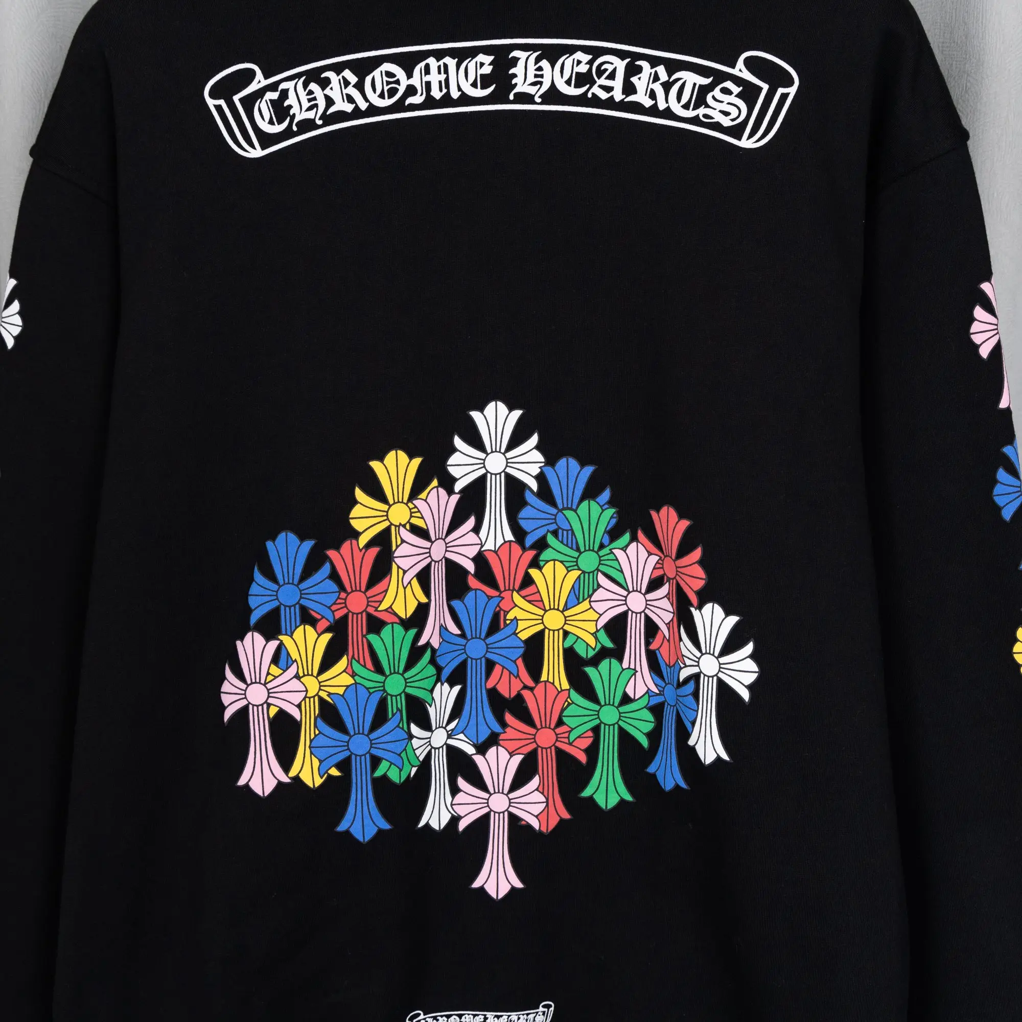 Chrome Hearts Embroidered Zip-Up Hoodie D22521063 — view 4