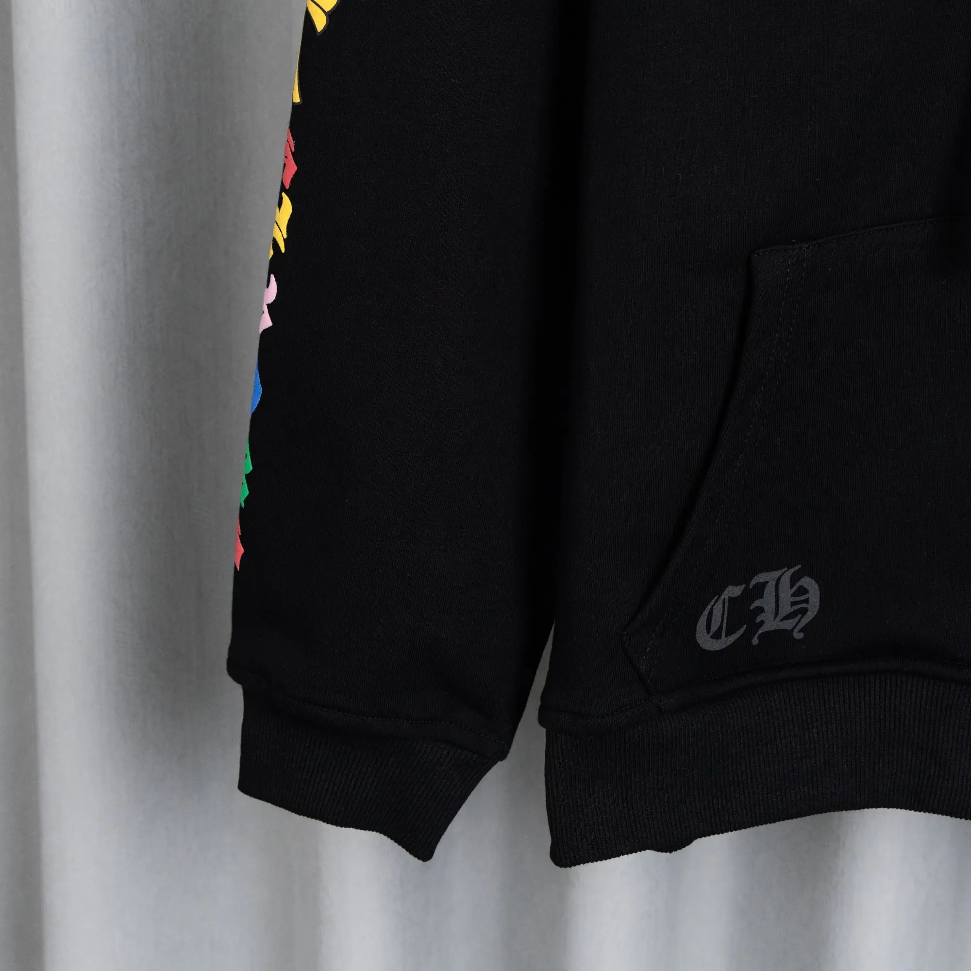 Chrome Hearts Embroidered Zip-Up Hoodie D22521063 — view 5
