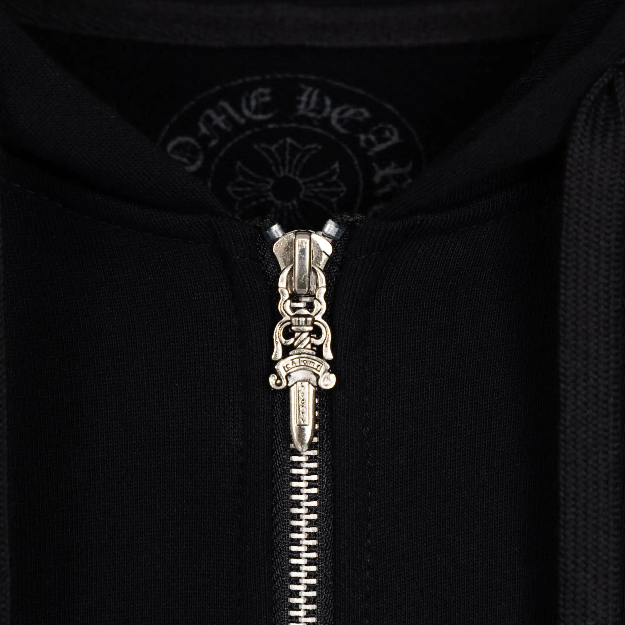 Chrome Hearts Embroidered Zip-Up Hoodie D22521063 — view 10