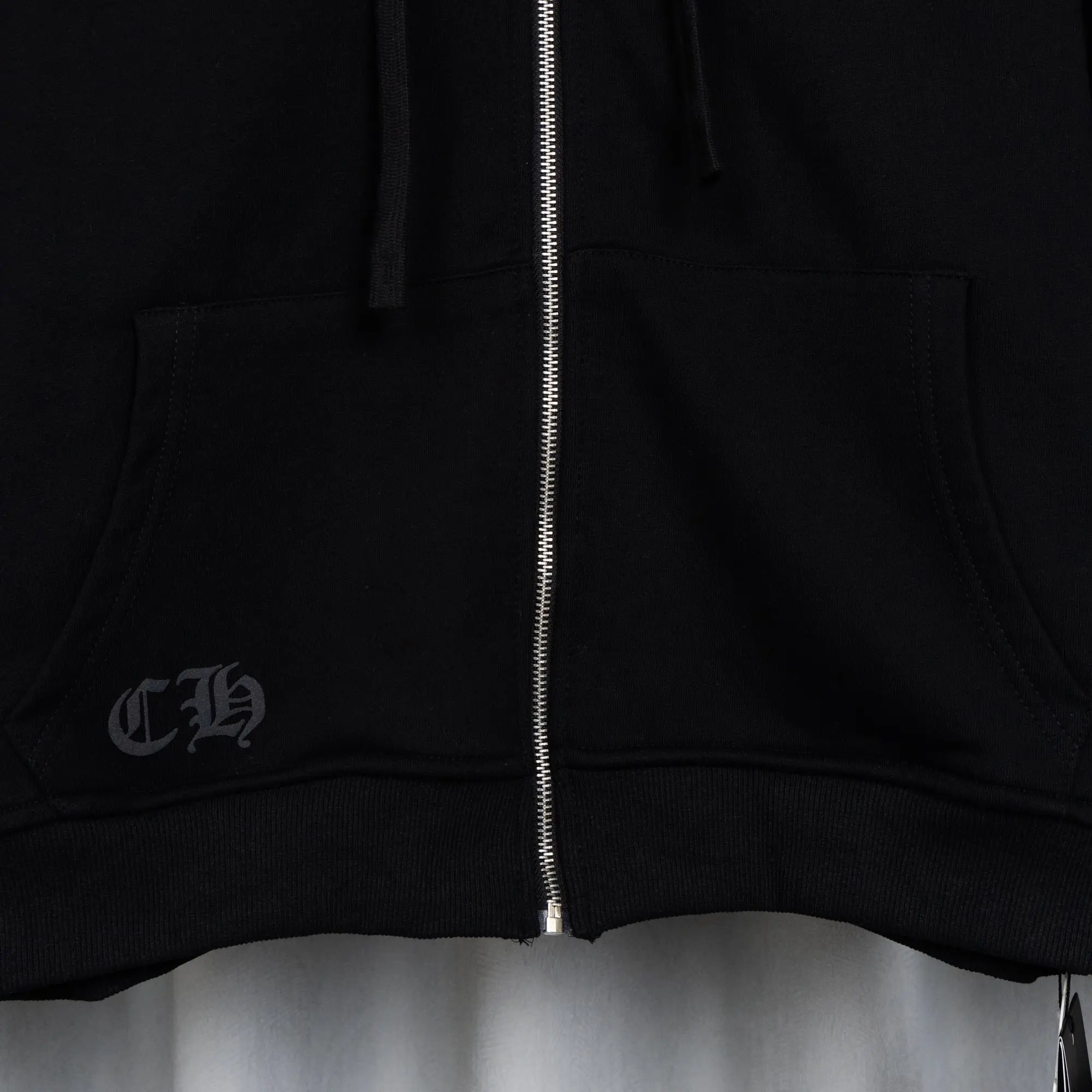 Chrome Hearts Embroidered Zip-Up Hoodie D22521063 — view 13