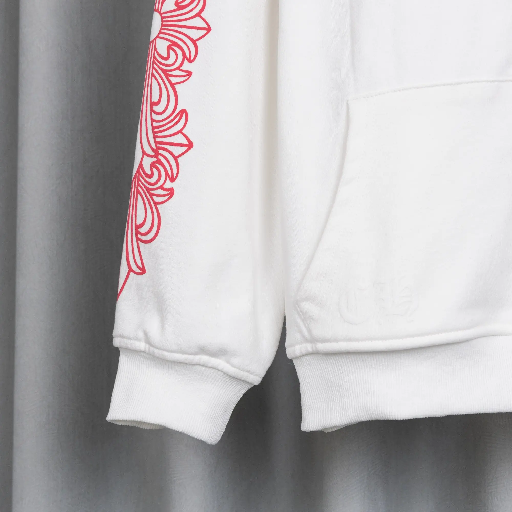 Logo Embroidery Zip-Up Hoodie D22521066 — view 8
