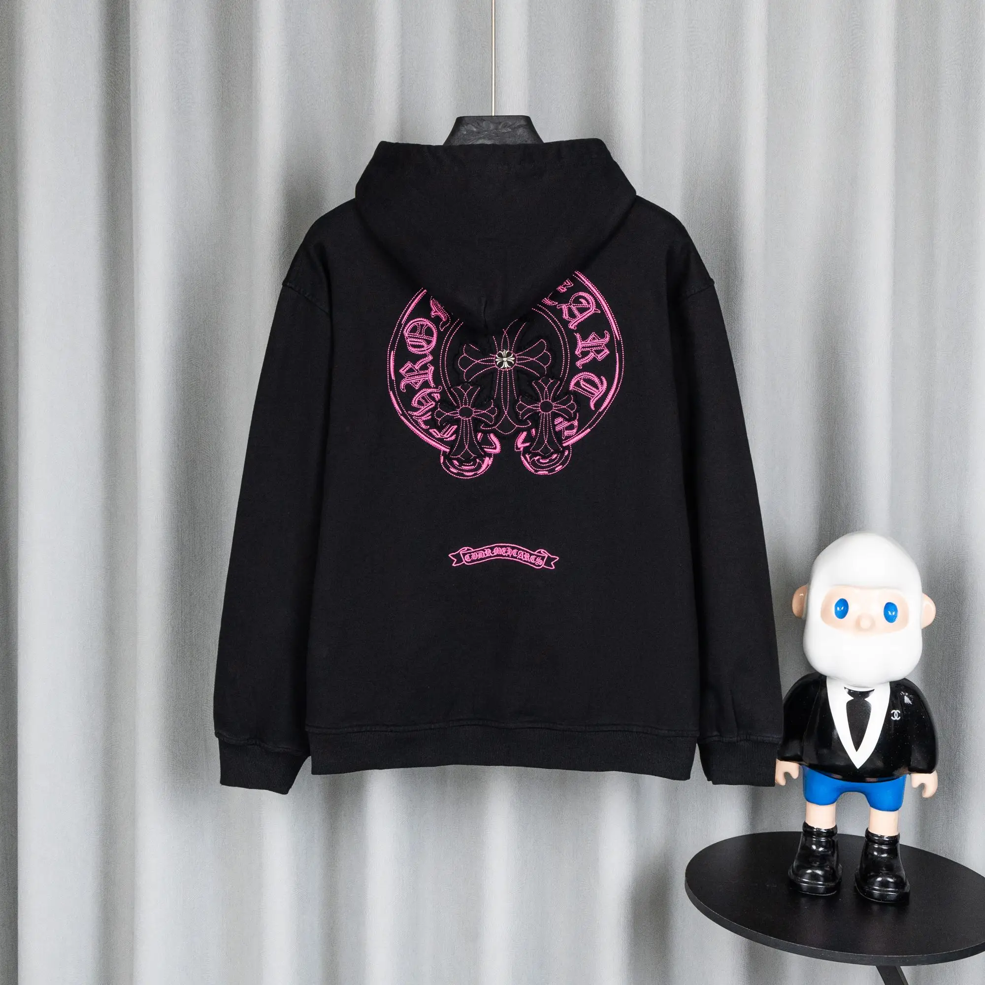 Logo Embroidery Zip-Up Hoodie D23521062 — view 2