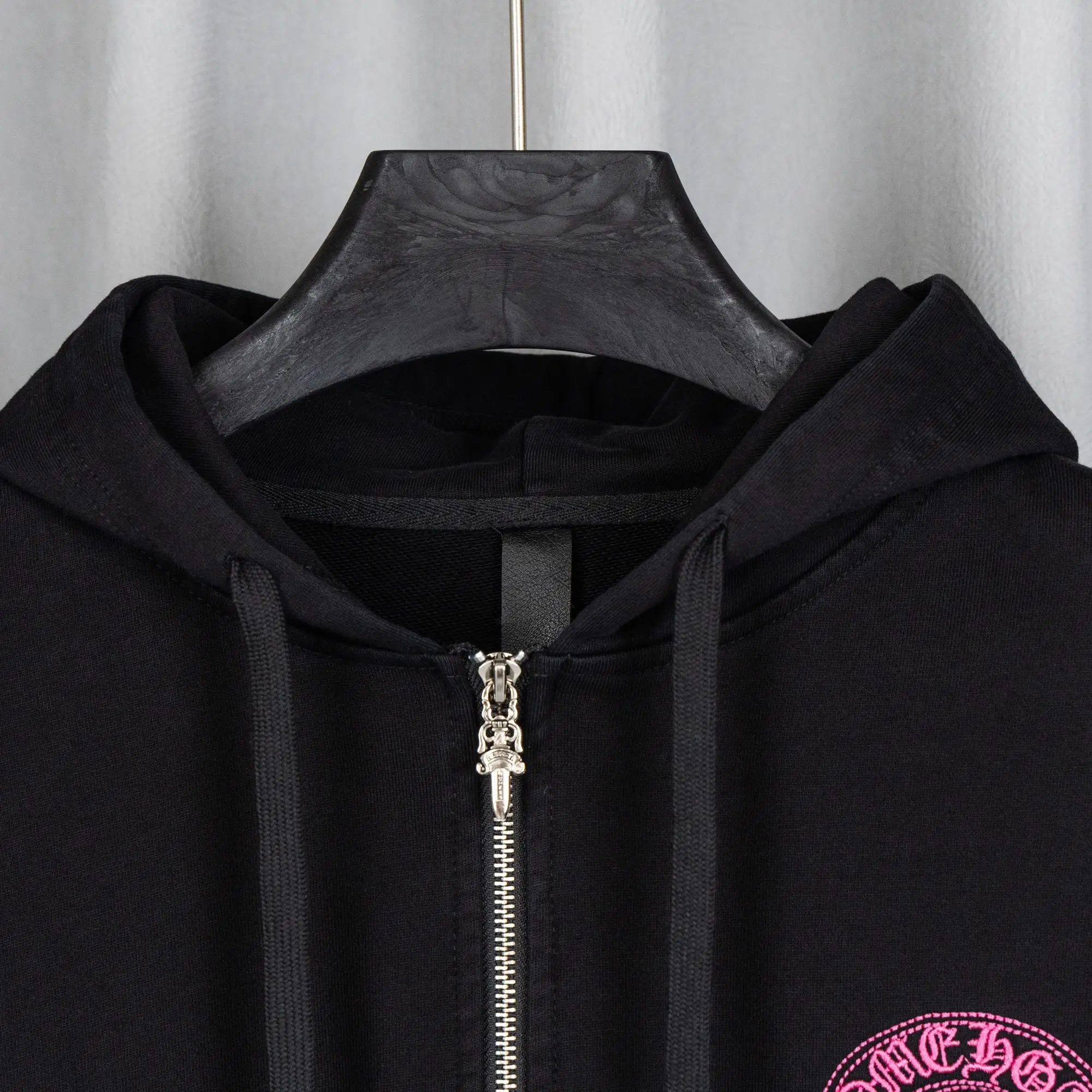 Logo Embroidery Zip-Up Hoodie D23521062 — view 5