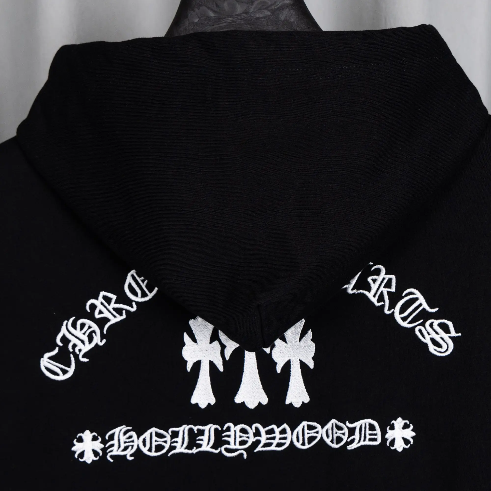 Embroidered Patch Zip-Up Hoodie D23521067 — view 5