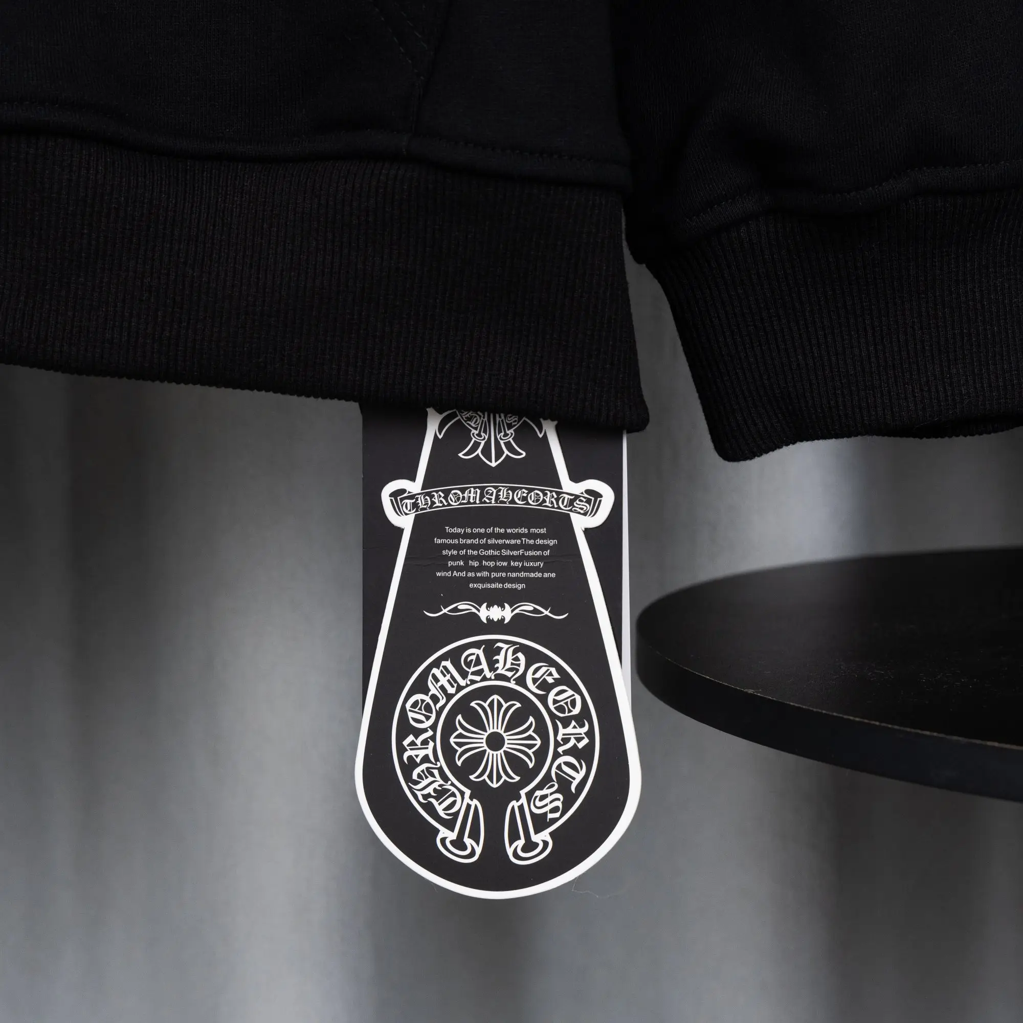 Embroidered Patch Zip-Up Hoodie D23521067 — view 13