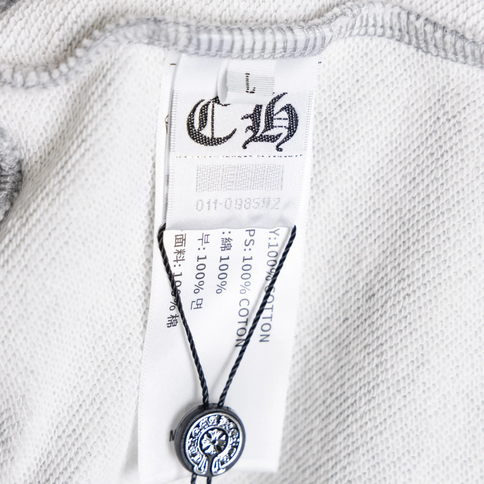 Chrome Hearts Logo-Appliqué Zip-Up Hoodie D23521068 — view 7