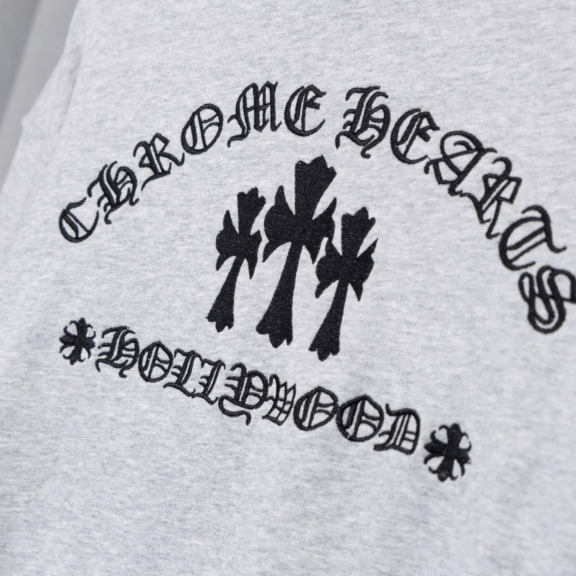 Chrome Hearts Logo-Appliqué Zip-Up Hoodie D23521068 — view 12