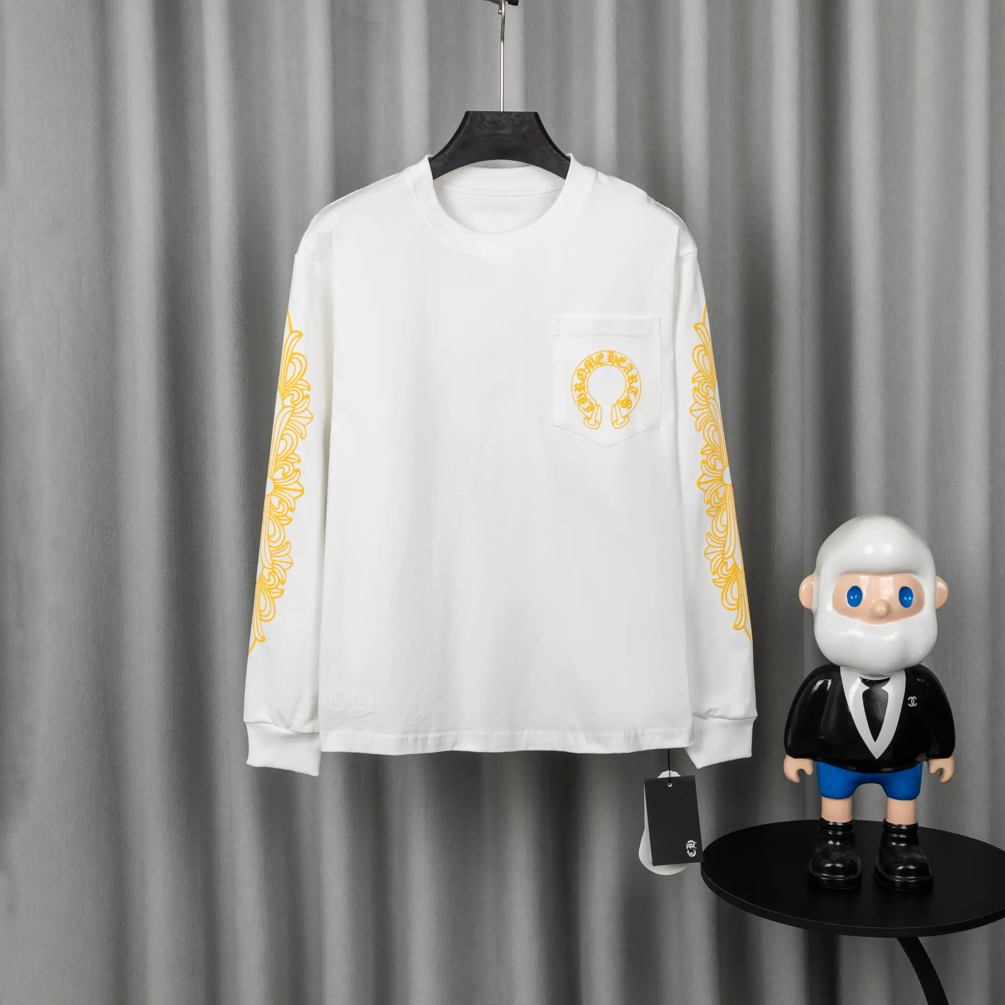 Logo Print Cotton Long-Sleeve T-Shirt D16021048
