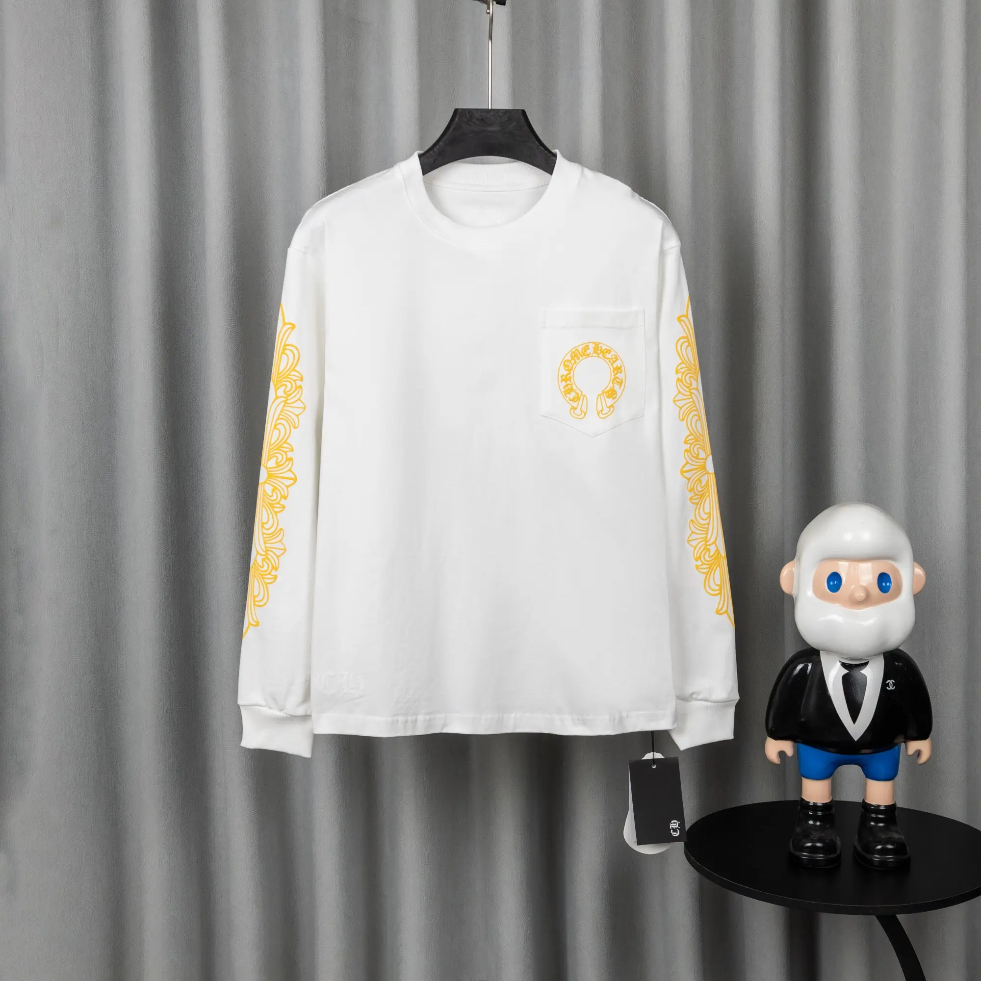 Logo Print Cotton Long-Sleeve T-Shirt D16021048