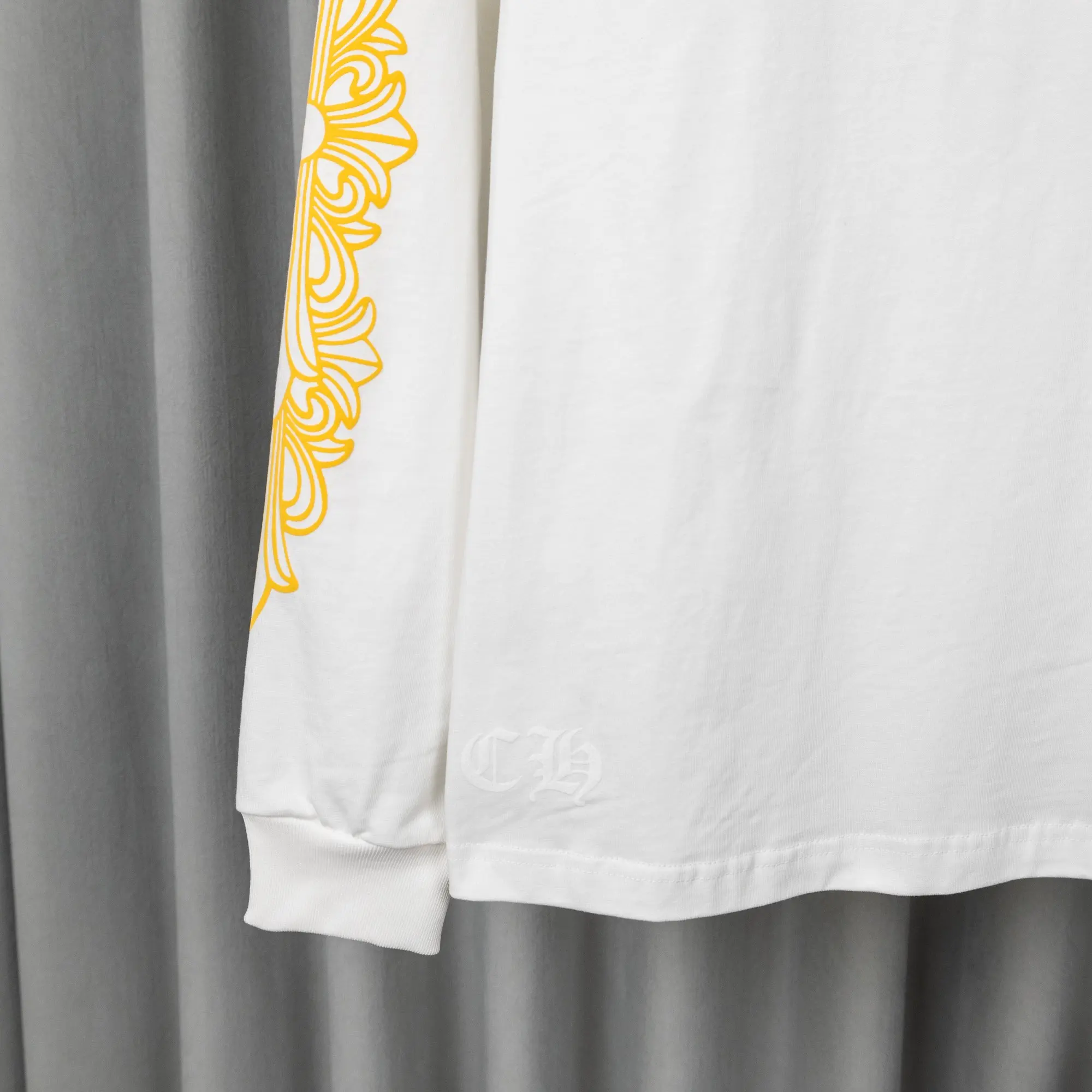 Logo Print Cotton Long-Sleeve T-Shirt D16021048 — view 10