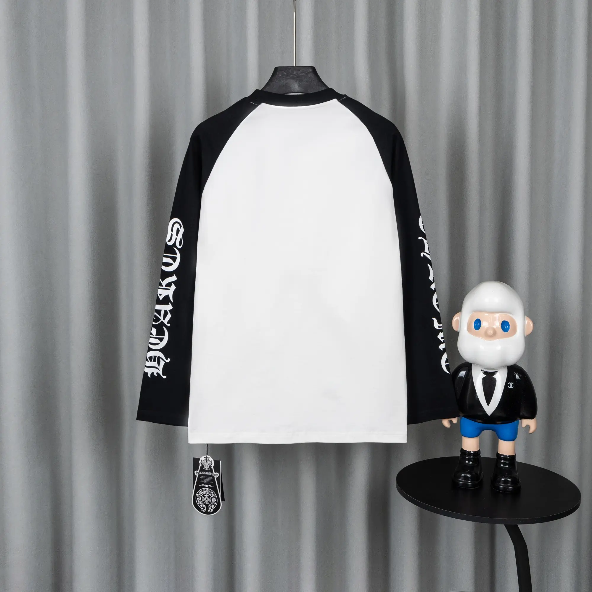 Logo-Print Cotton Jersey Long-Sleeve T-Shirt D16021032 — view 2