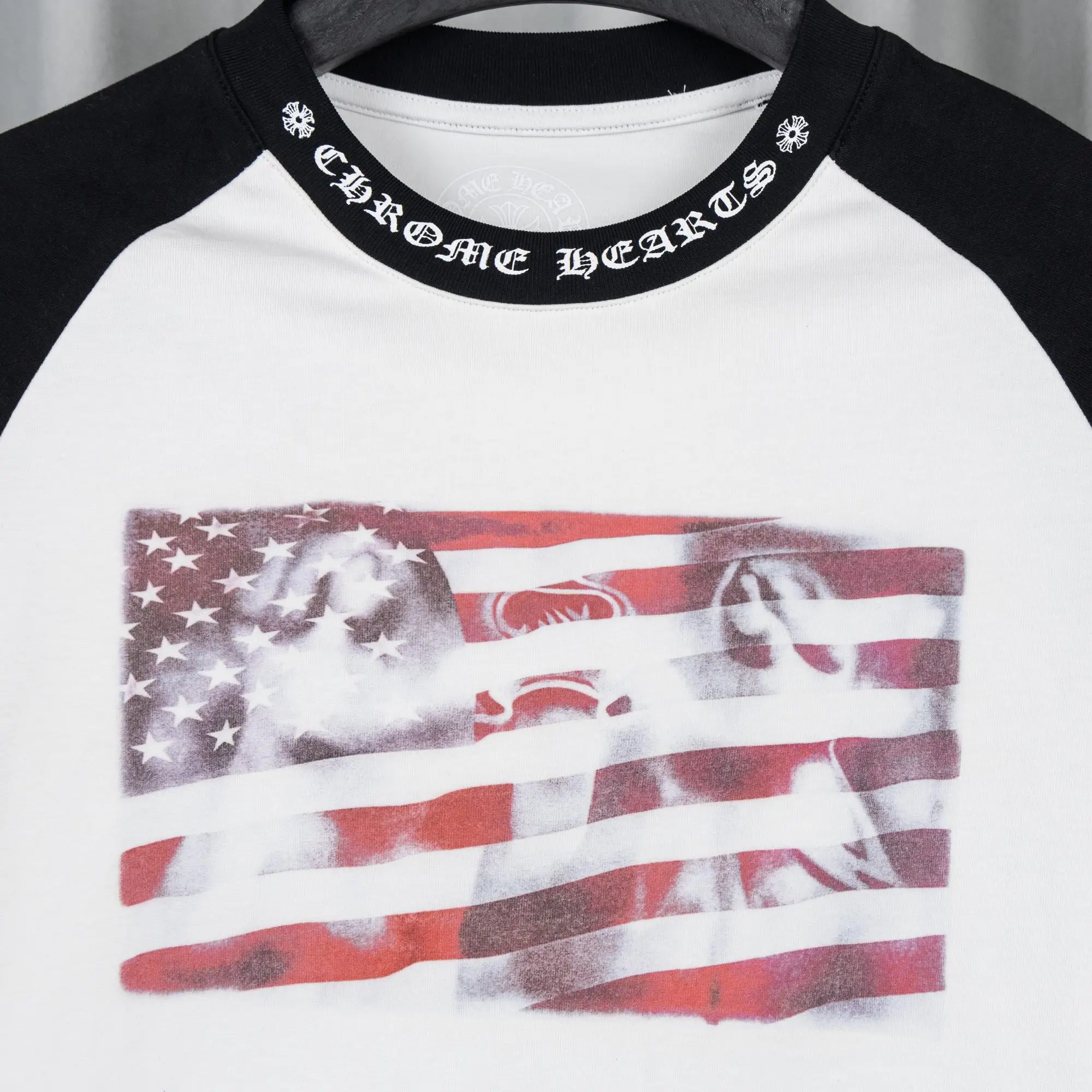 Logo-Print Cotton Jersey Long-Sleeve T-Shirt D16021032 — view 3