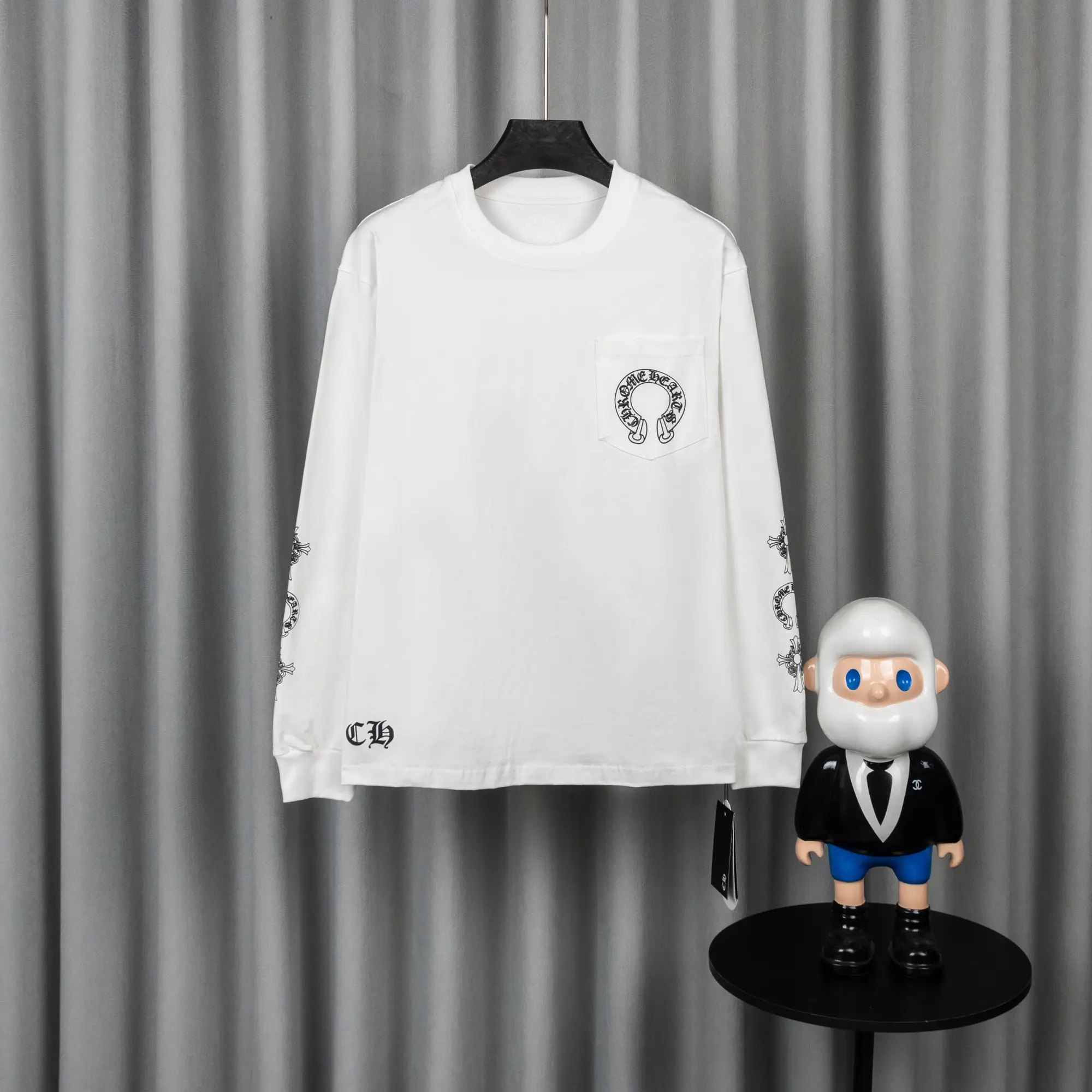 Logo Print Cotton Long-Sleeve T-Shirt D16021052