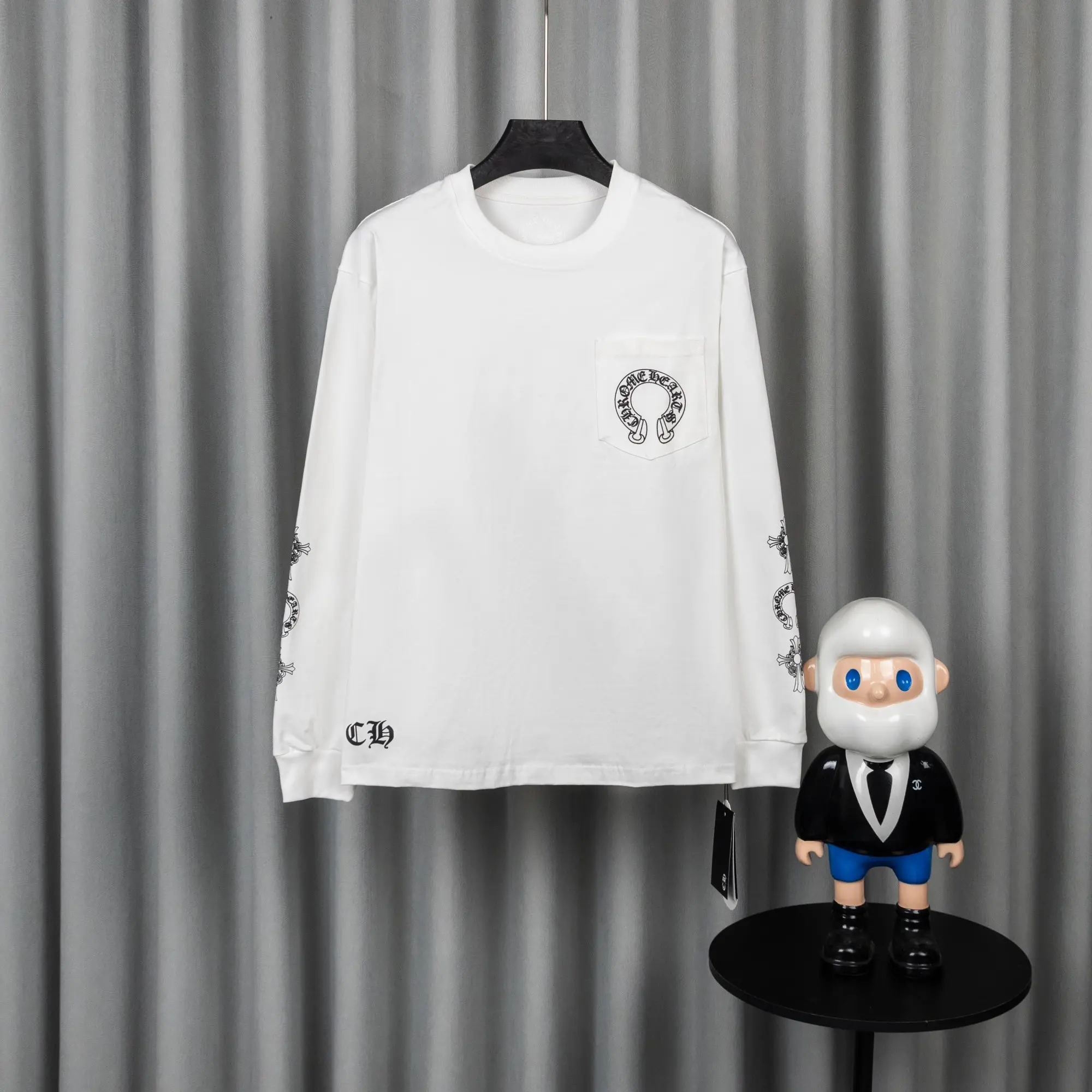 Logo Print Cotton Long-Sleeve T-Shirt D16021052
