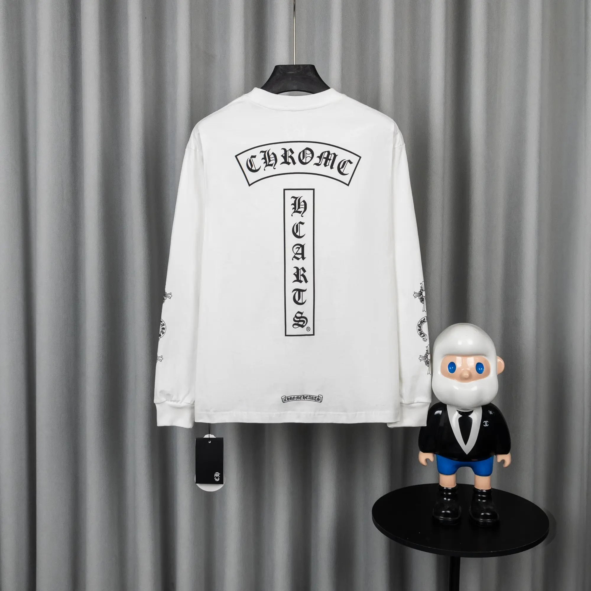 Logo Print Cotton Long-Sleeve T-Shirt D16021052 — view 2