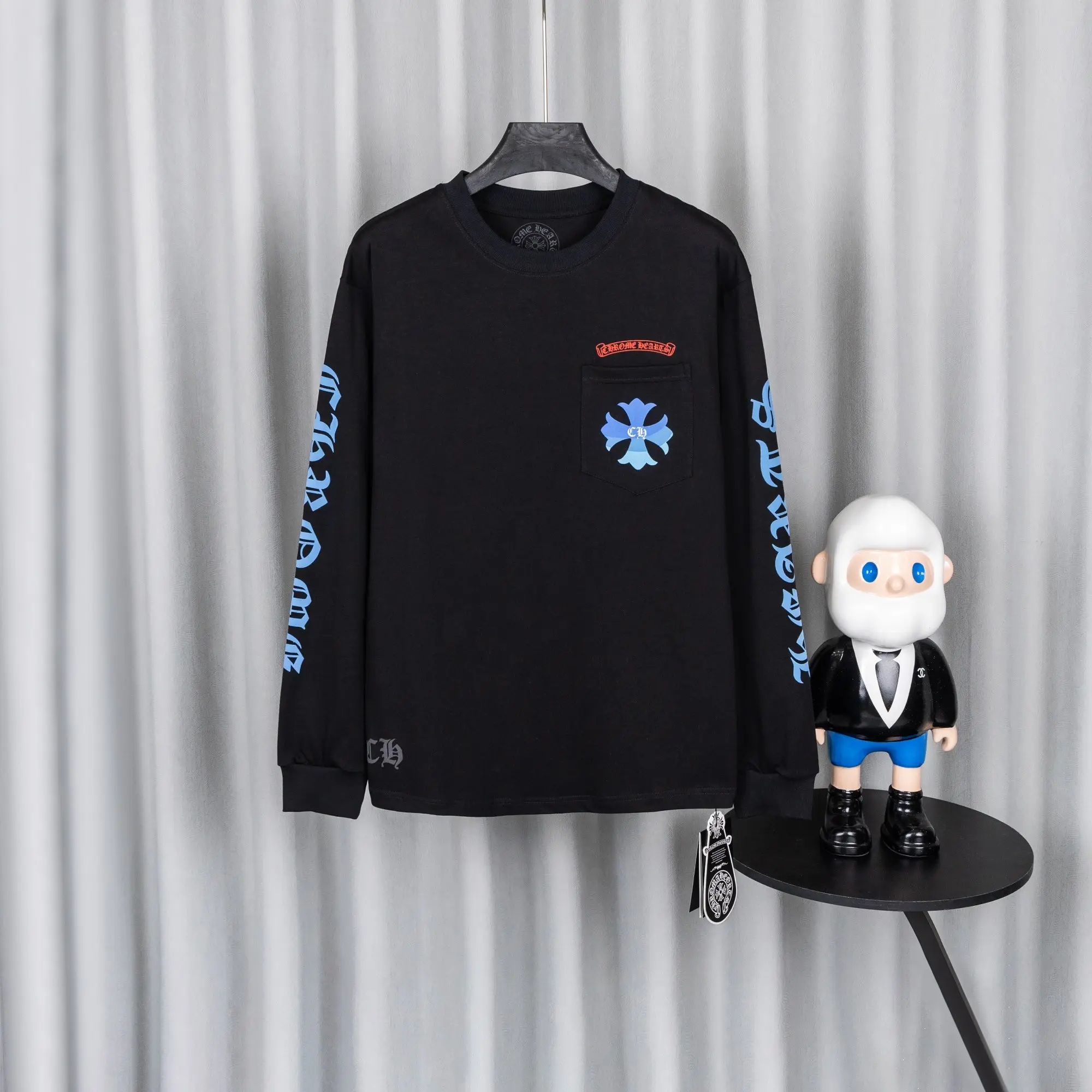 Logo-Print Cotton Jersey Long-Sleeve T-Shirt D16021044