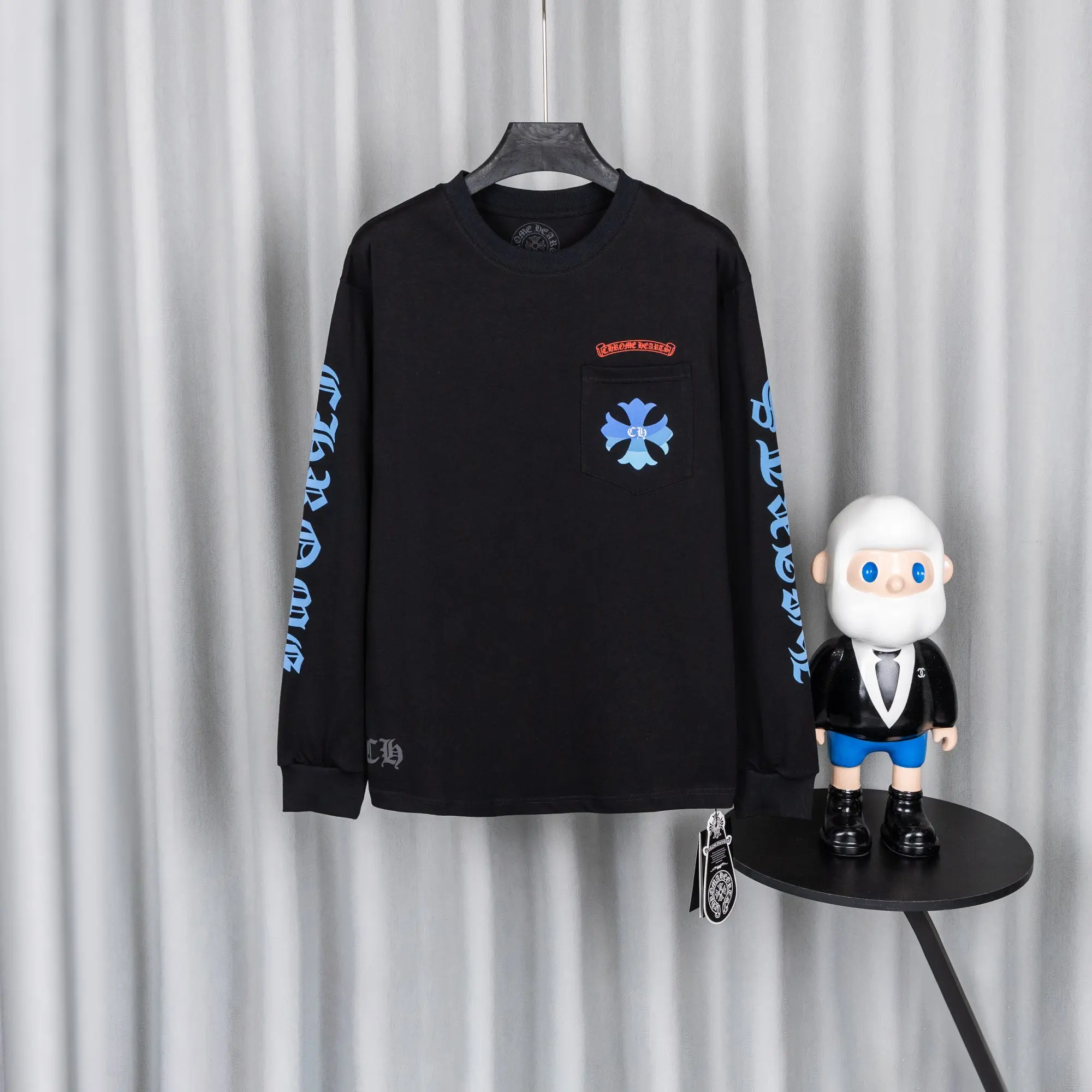 Logo-Print Cotton Jersey Long-Sleeve T-Shirt D16021044